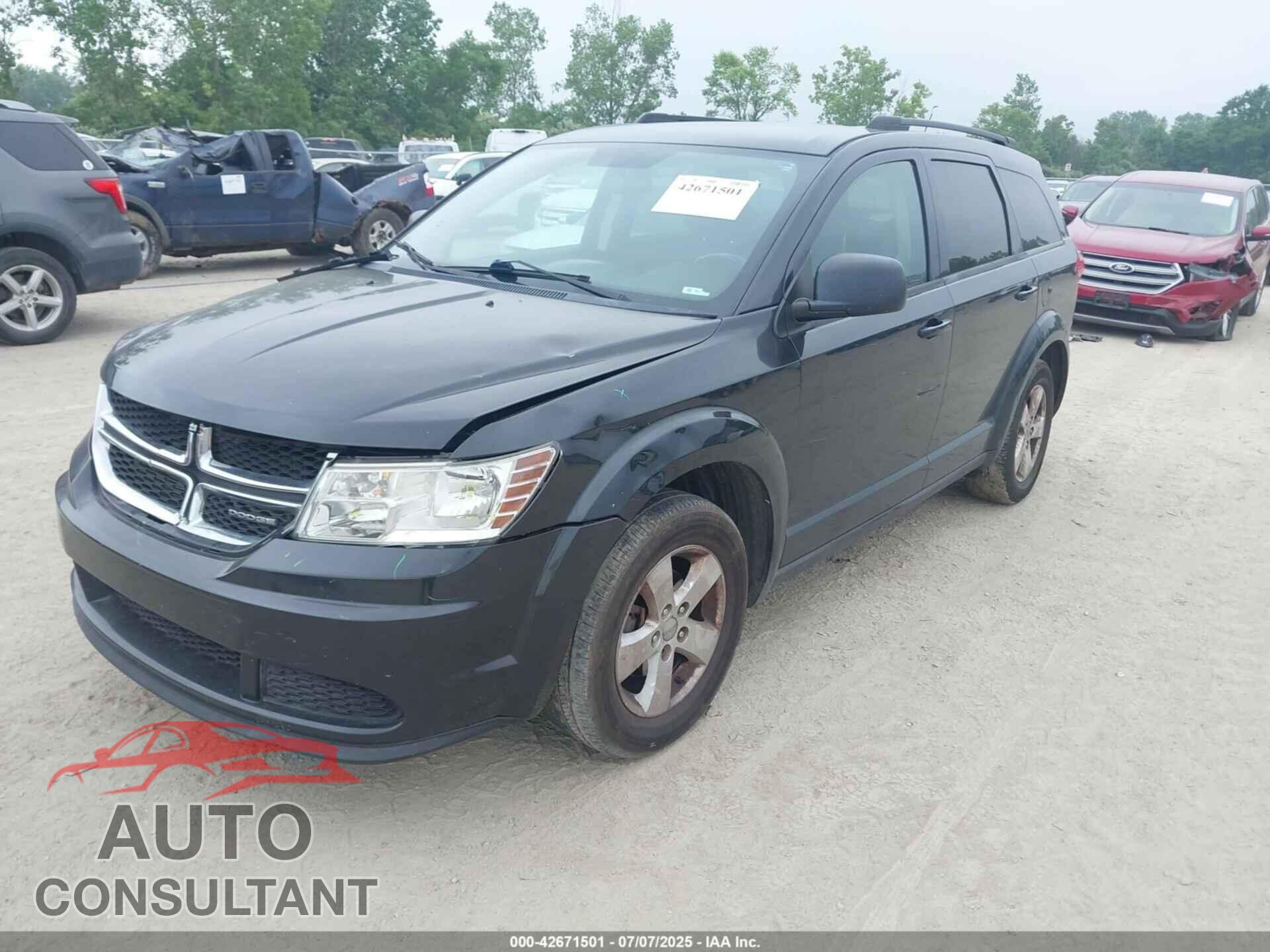 DODGE JOURNEY 2012 - 3C4PDCAB3CT206876