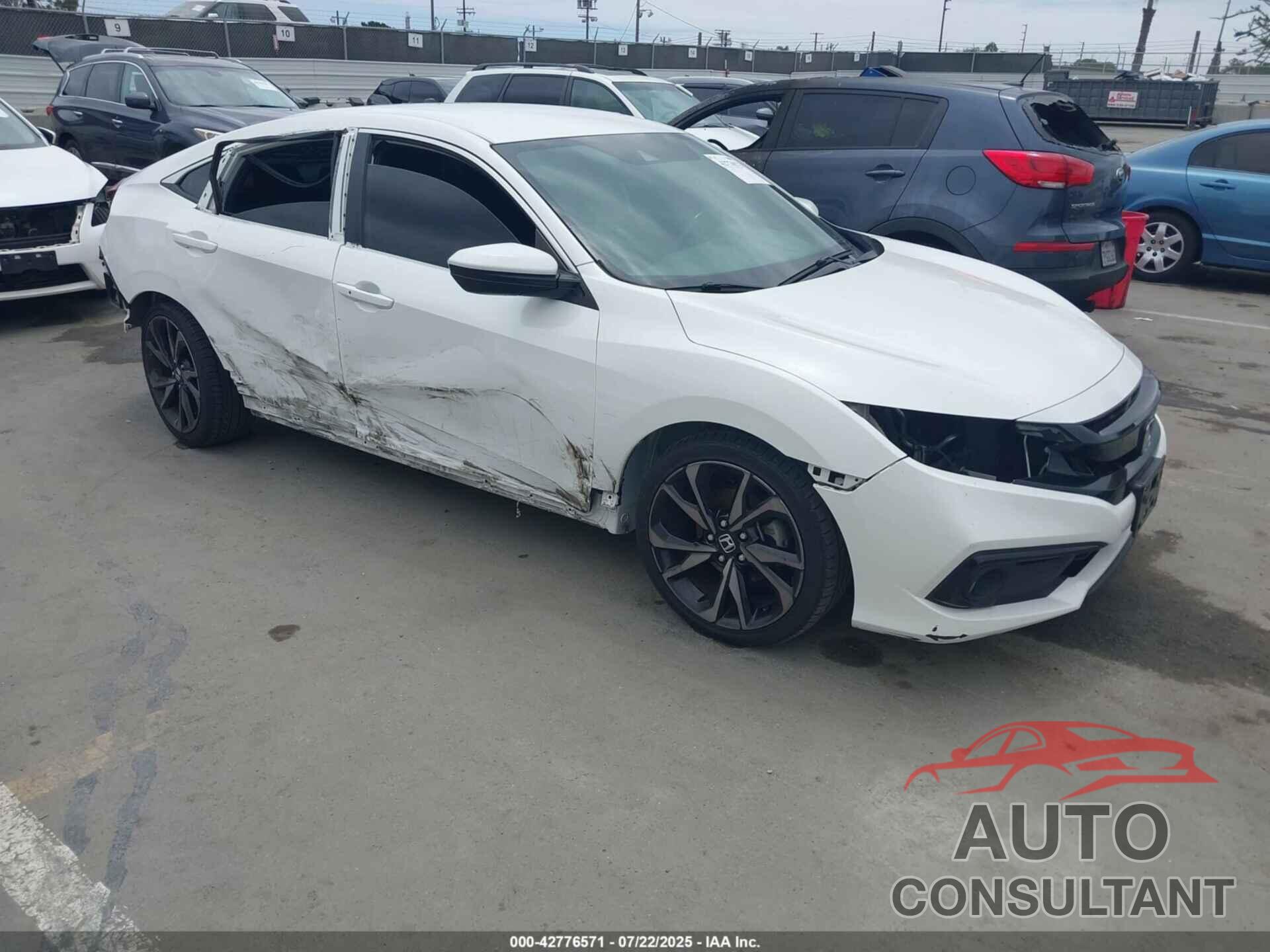 HONDA CIVIC 2019 - 2HGFC2F89KH601353