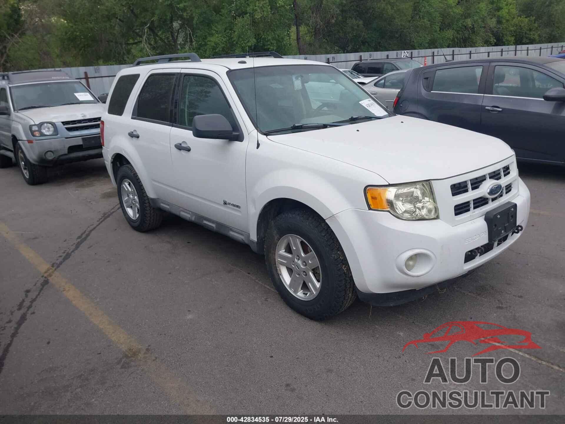 FORD ESCAPE HYBRID 2009 - 1FMCU49369KA42739