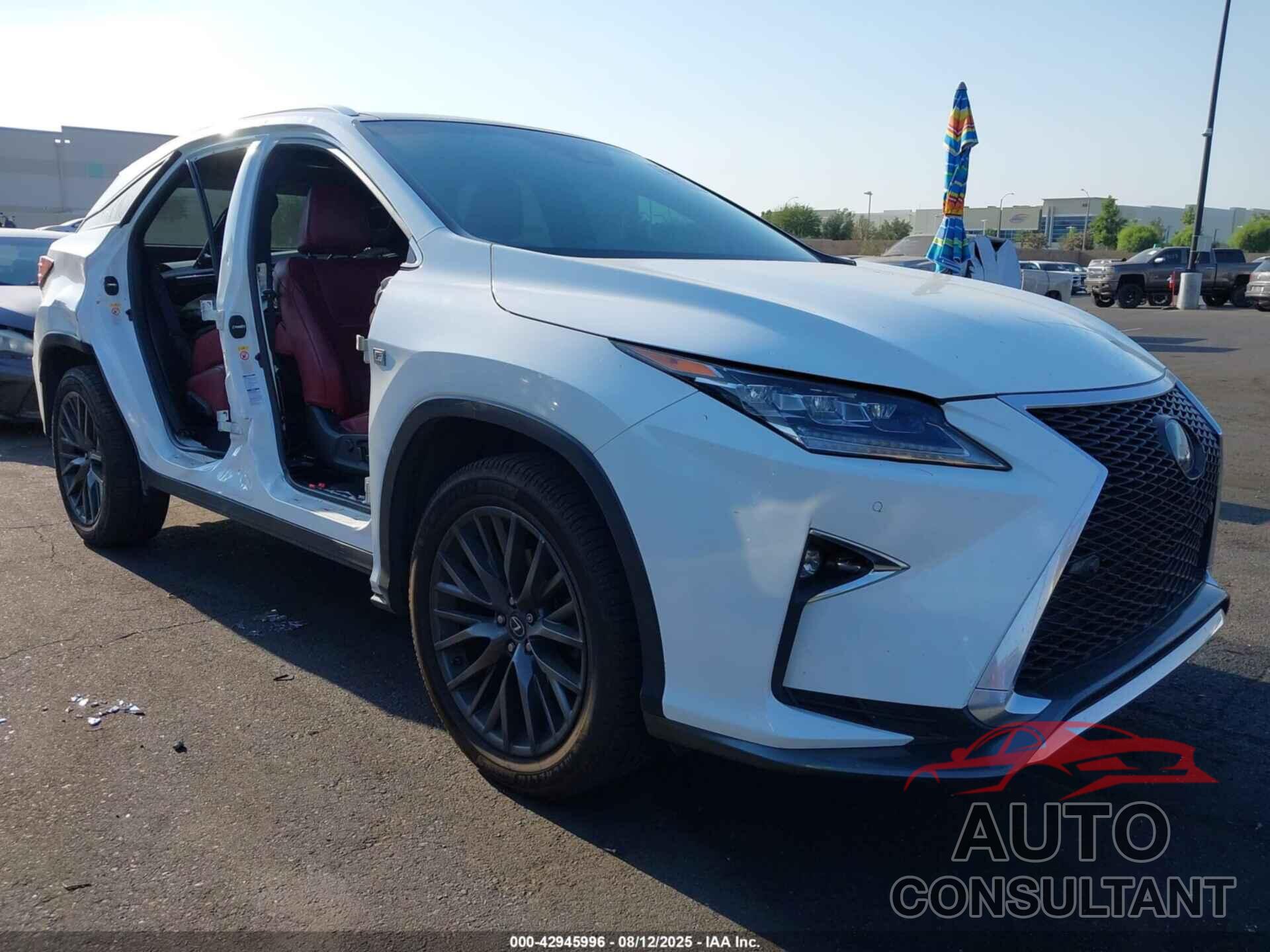 LEXUS RX 450H 2016 - 2T2BGMCA6GC008387