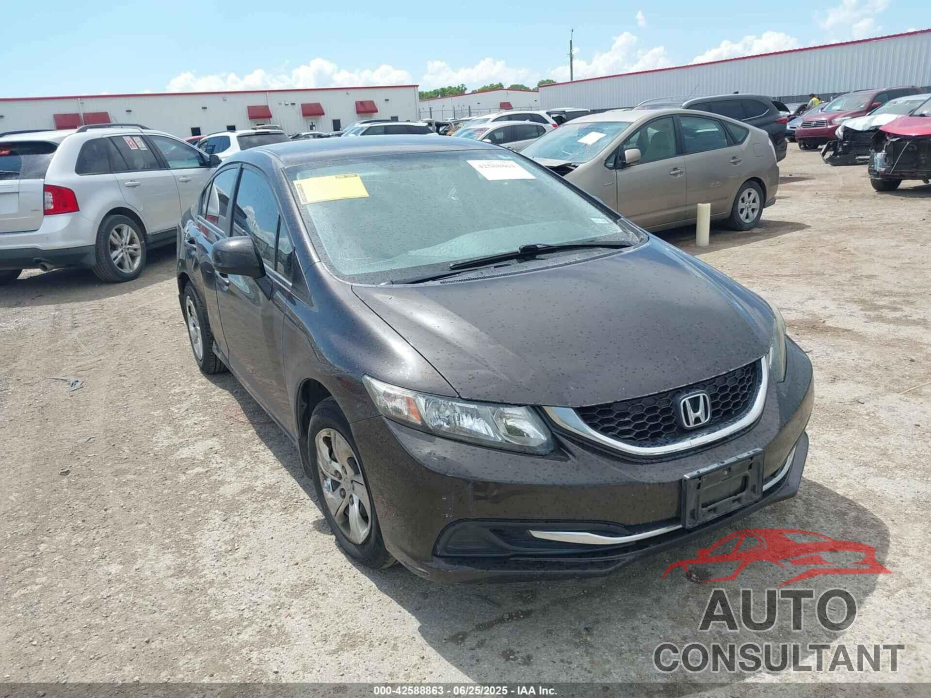 HONDA CIVIC 2013 - 2HGFB2F59DH506836