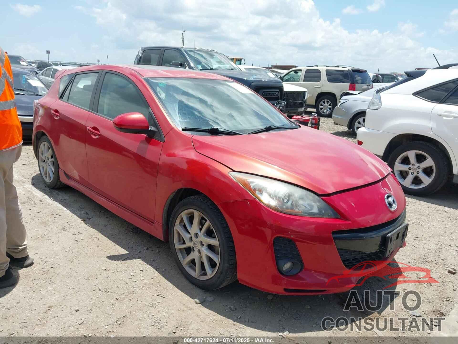 MAZDA MAZDA3 2012 - JM1BL1M5XC1503917