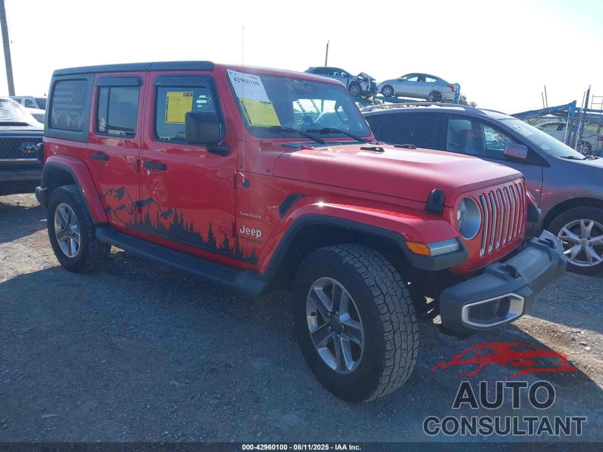 JEEP WRANGLER UNLIMITED 2018 - 1C4HJXEN2JW142037