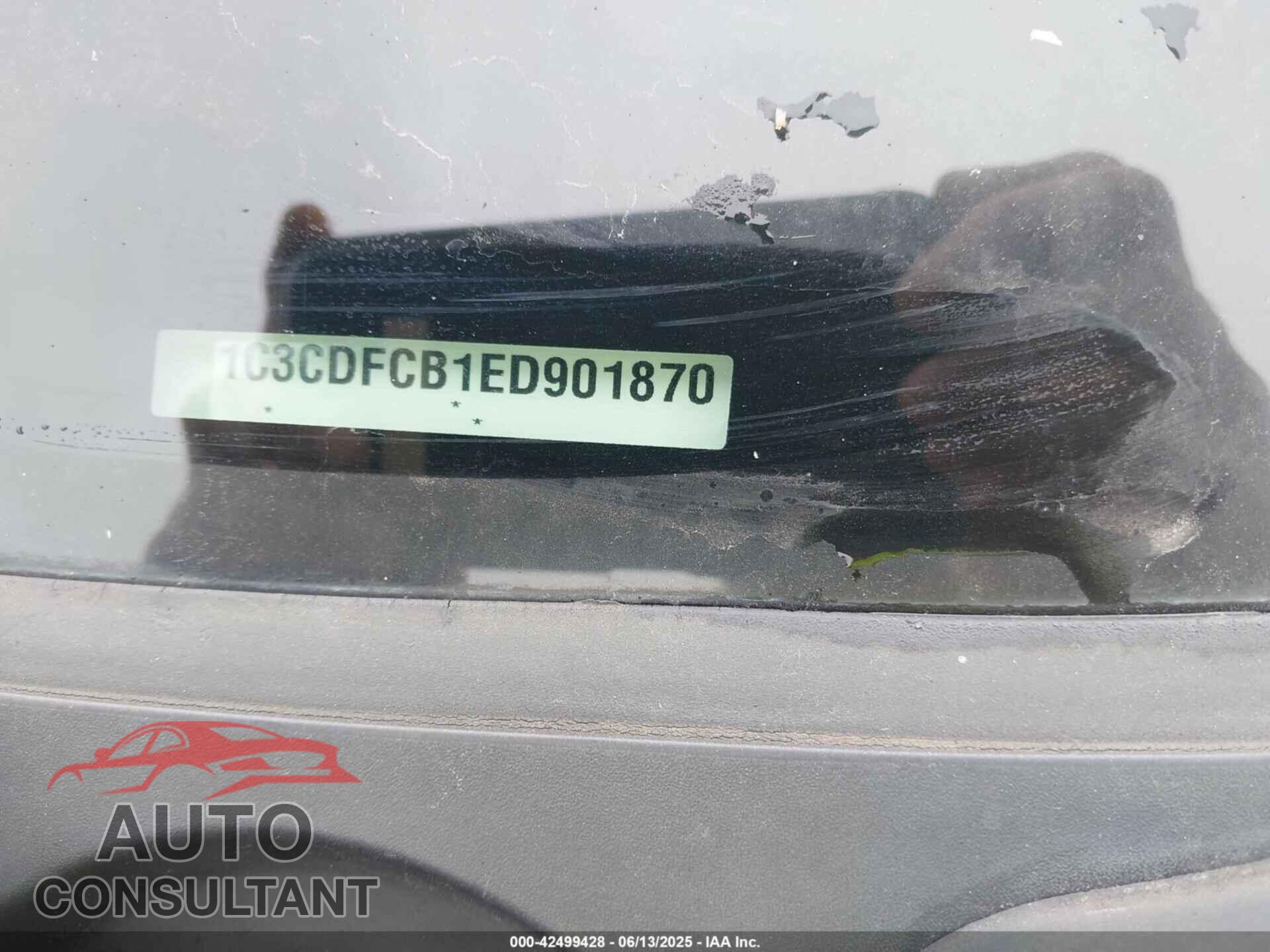 DODGE DART 2014 - 1C3CDFCB1ED901870