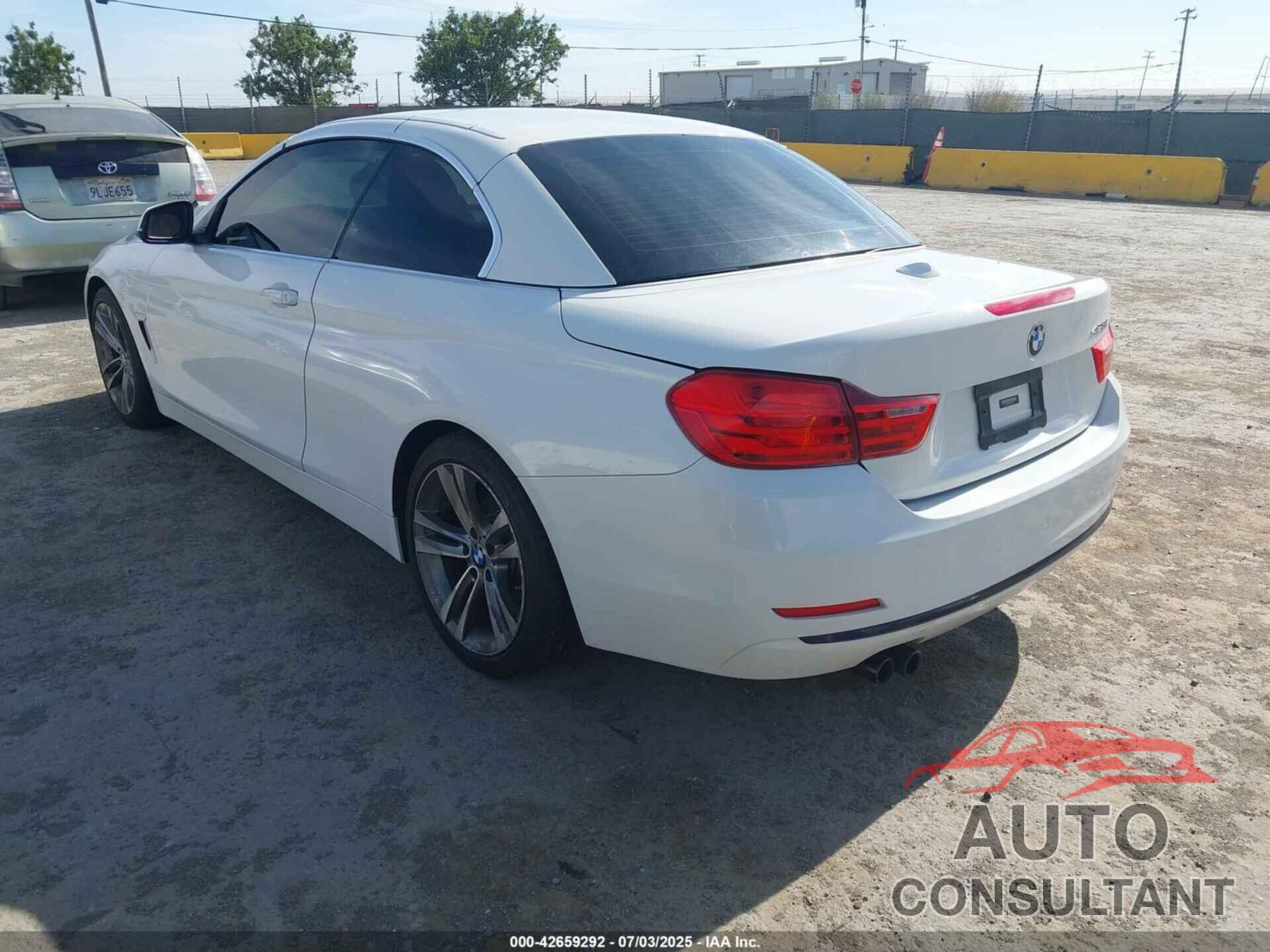 BMW 428I 2016 - WBA3V7C59G5A25524