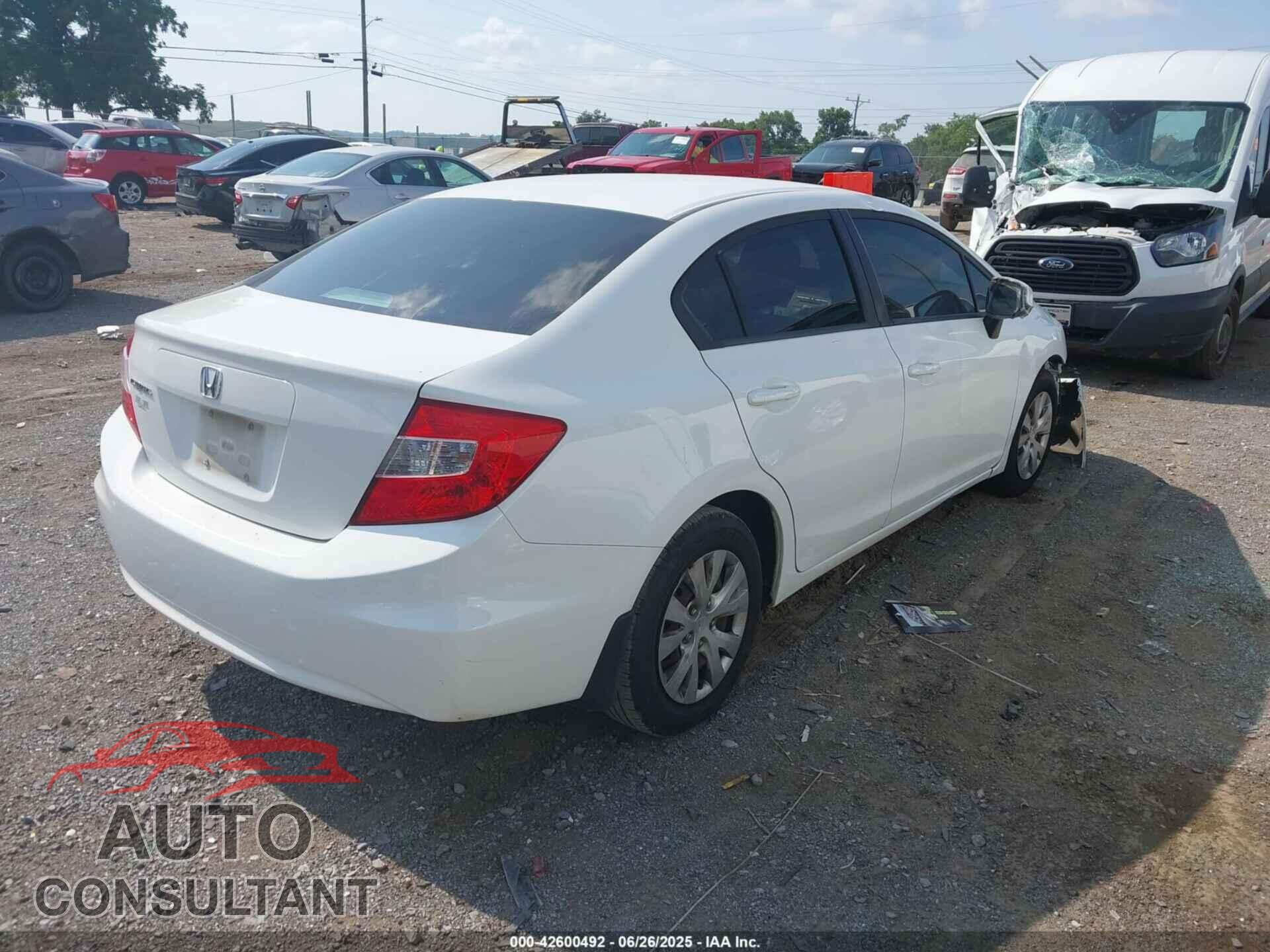 HONDA CIVIC 2012 - 2HGFB2F5XCH501403