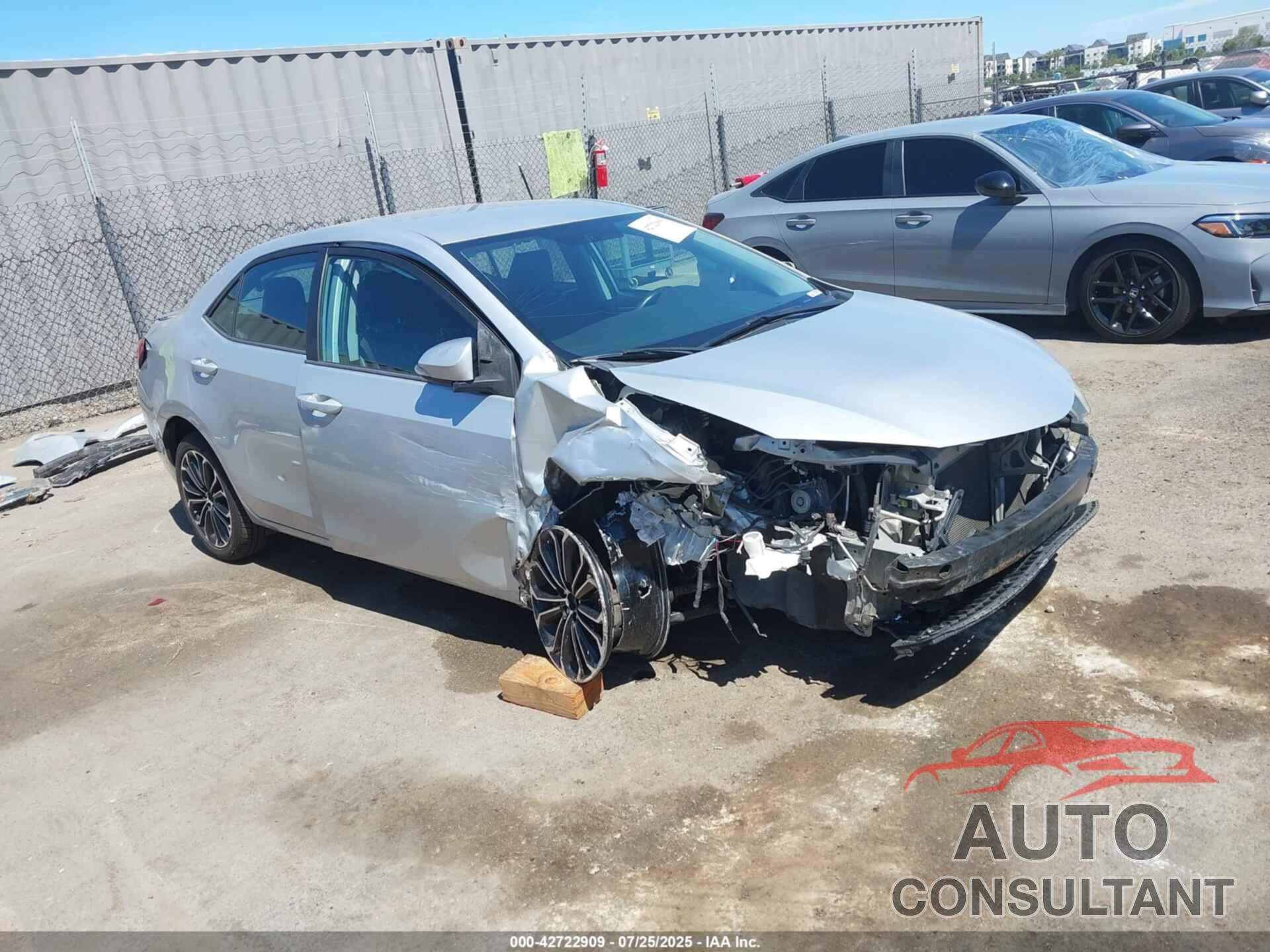 TOYOTA COROLLA 2016 - 5YFBURHE3GP405190