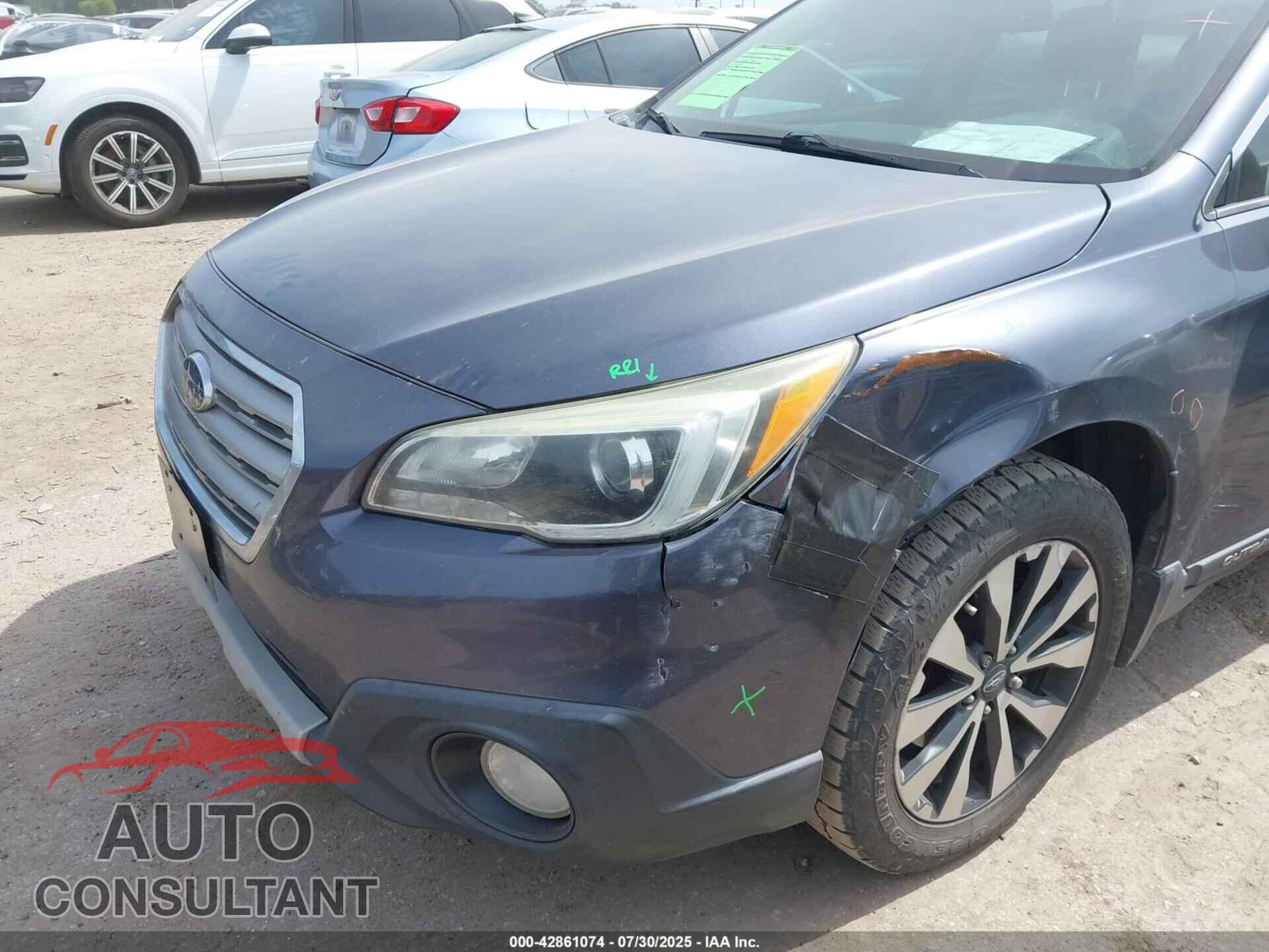 SUBARU OUTBACK 2015 - 4S4BSBNC0F3282905