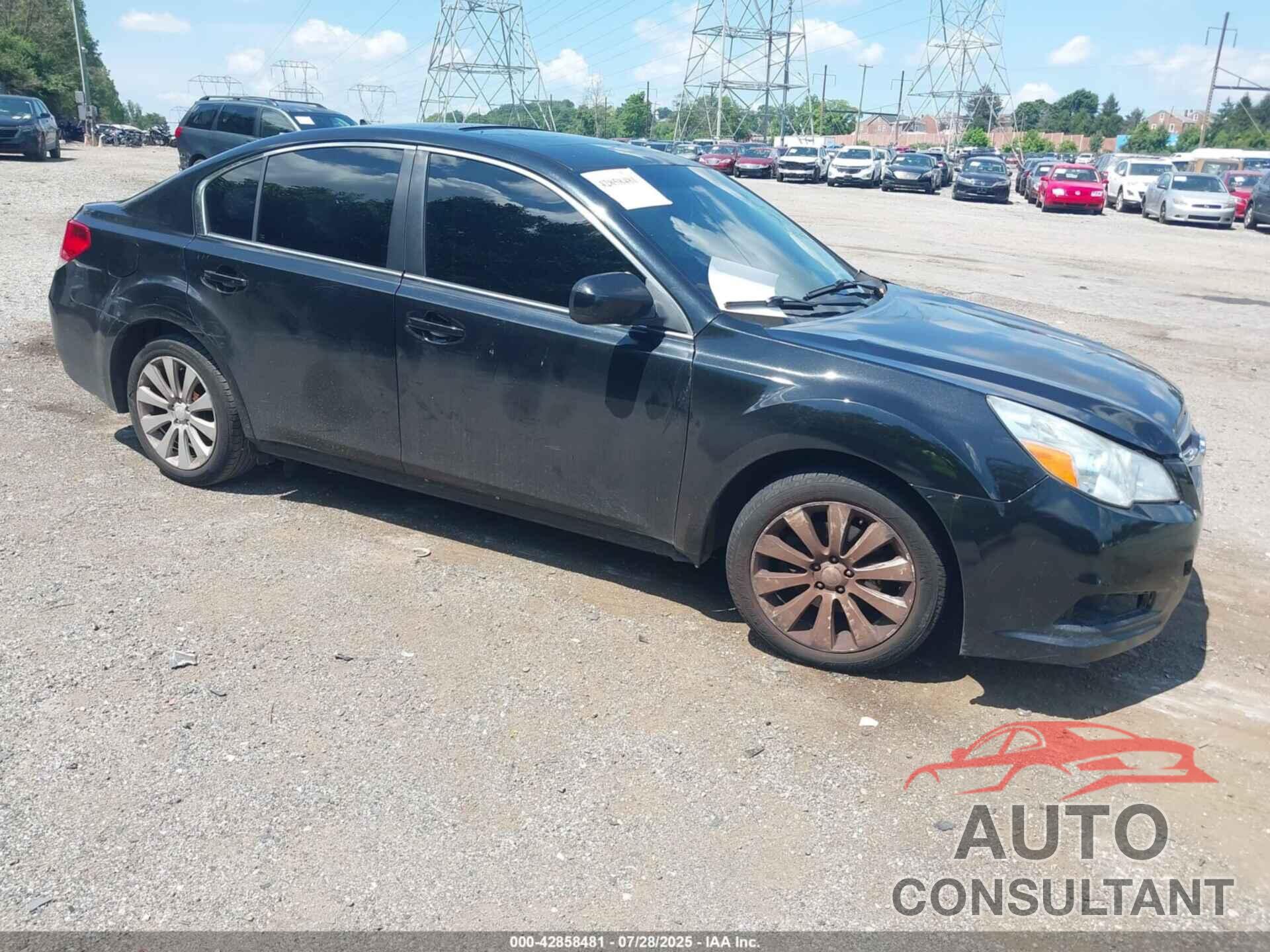 SUBARU LEGACY 2011 - 4S3BMBL63B3248799