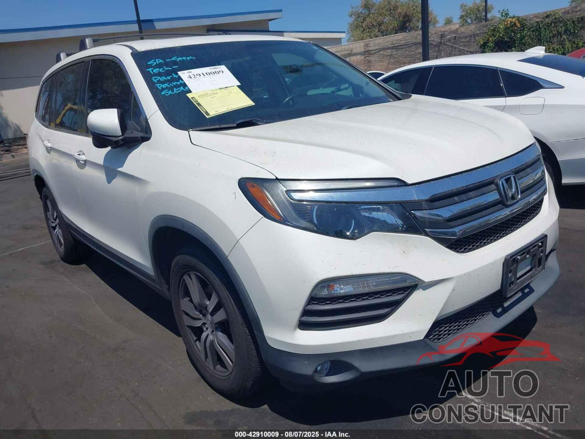 HONDA PILOT 2018 - 5FNYF5H52JB033437