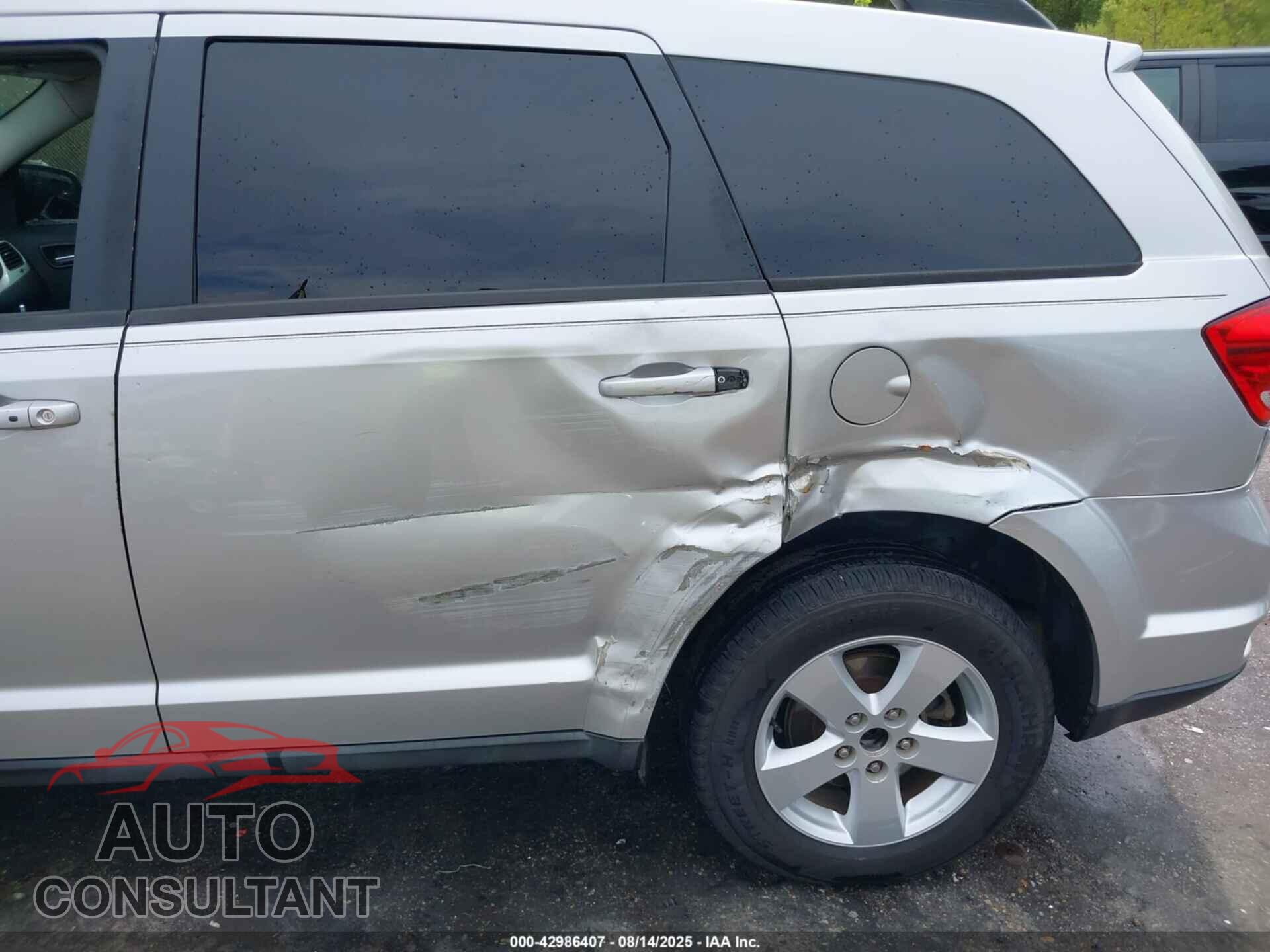 DODGE JOURNEY 2012 - 3C4PDCBG5CT265177