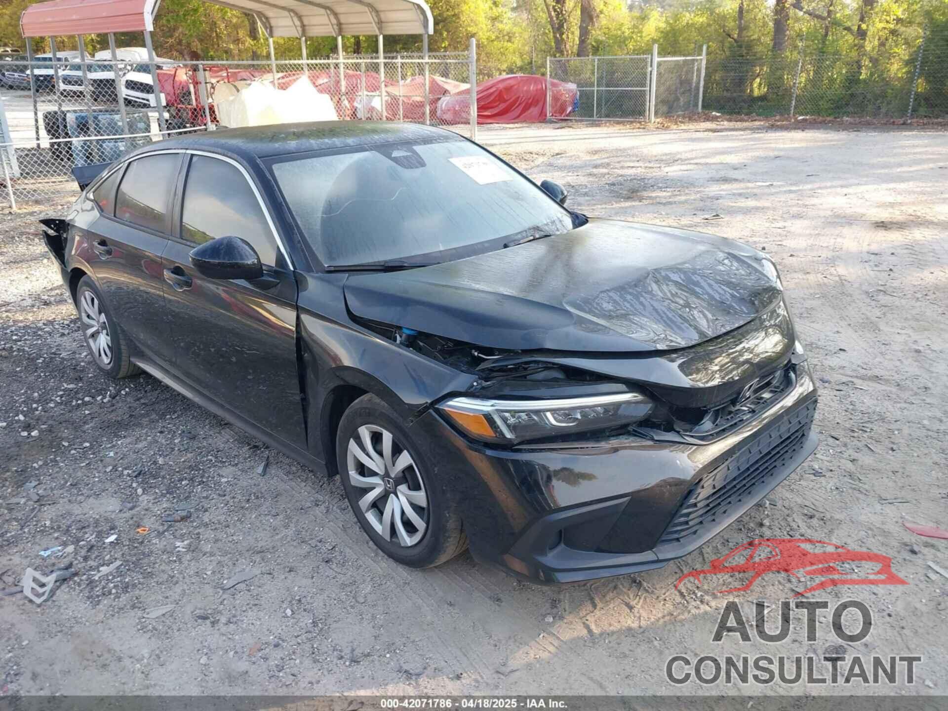 HONDA CIVIC 2022 - 2HGFE2F21NH506473