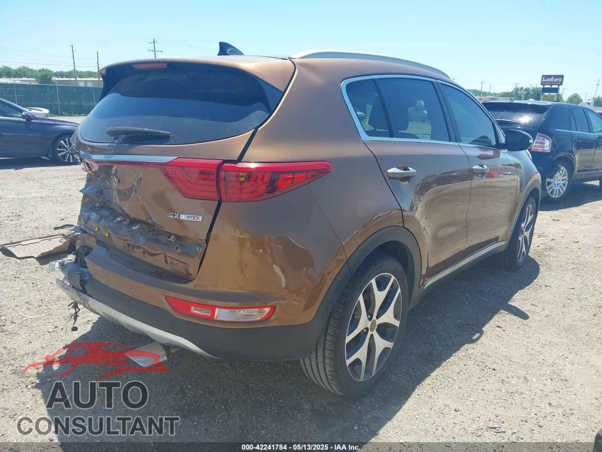 KIA SPORTAGE 2017 - KNDPR3A64H7239272