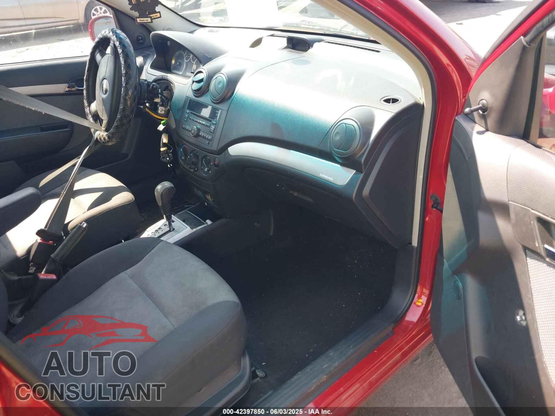 CHEVROLET AVEO 2011 - KL1TD6DE2BB227067