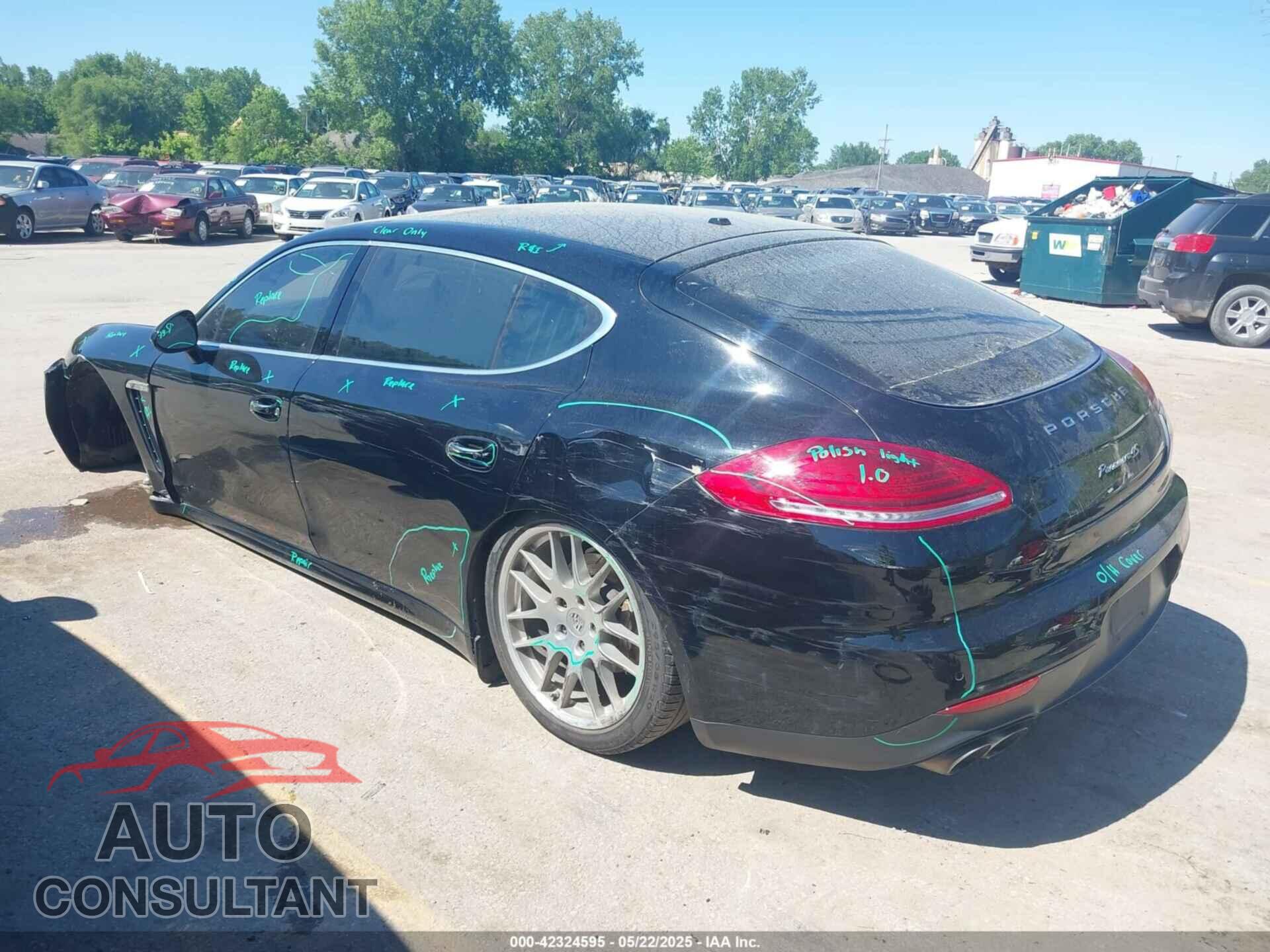 PORSCHE PANAMERA 2014 - WP0BB2A78EL062021