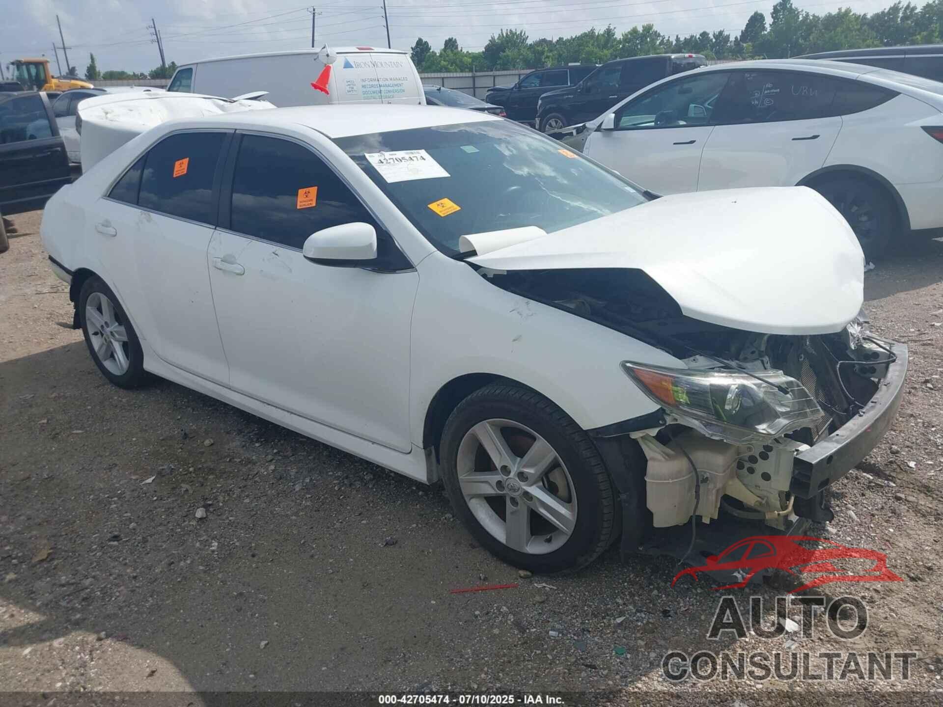 TOYOTA CAMRY 2012 - 4T1BF1FK4CU570484