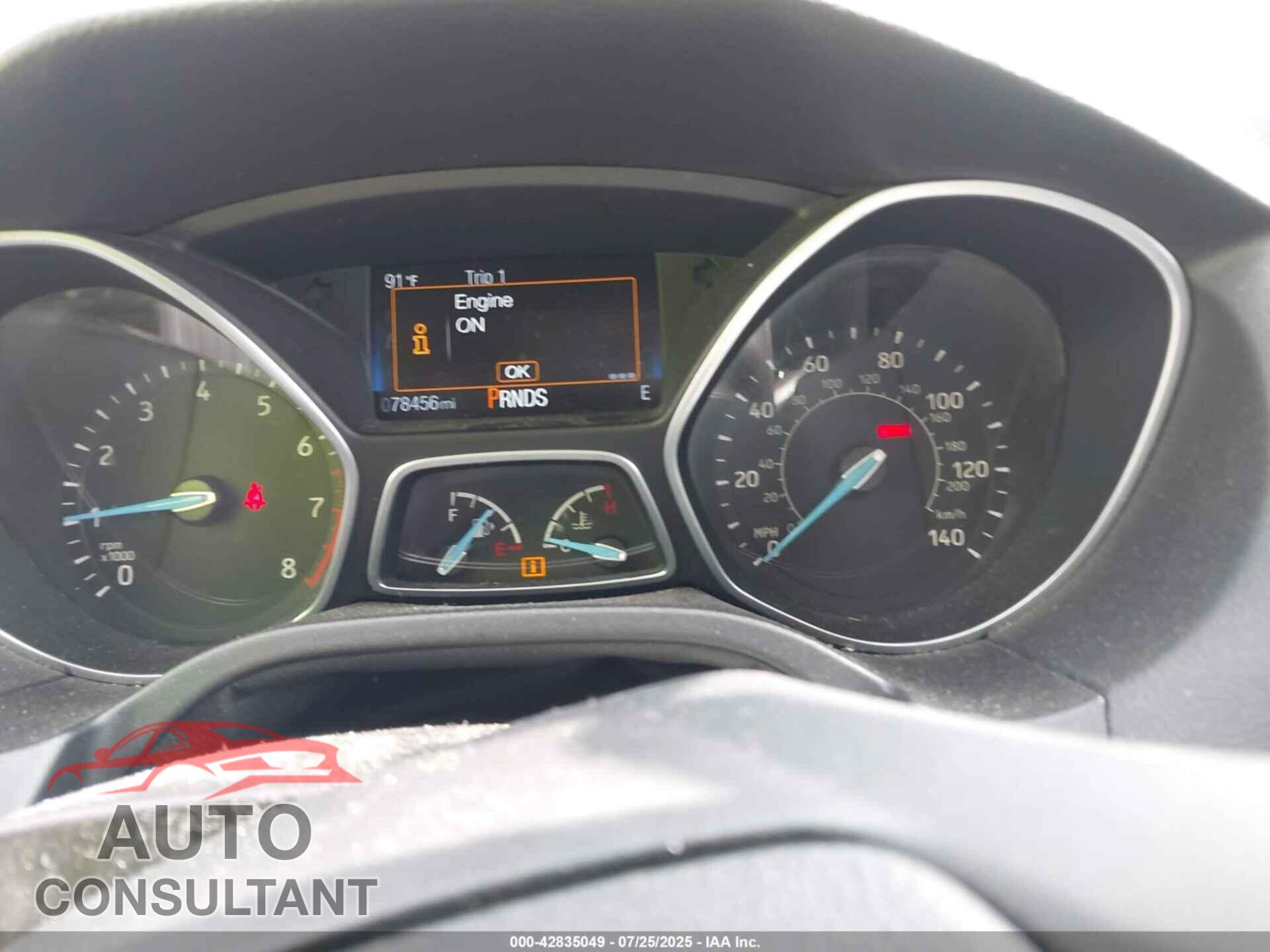FORD FOCUS 2015 - 1FADP3K25FL254443