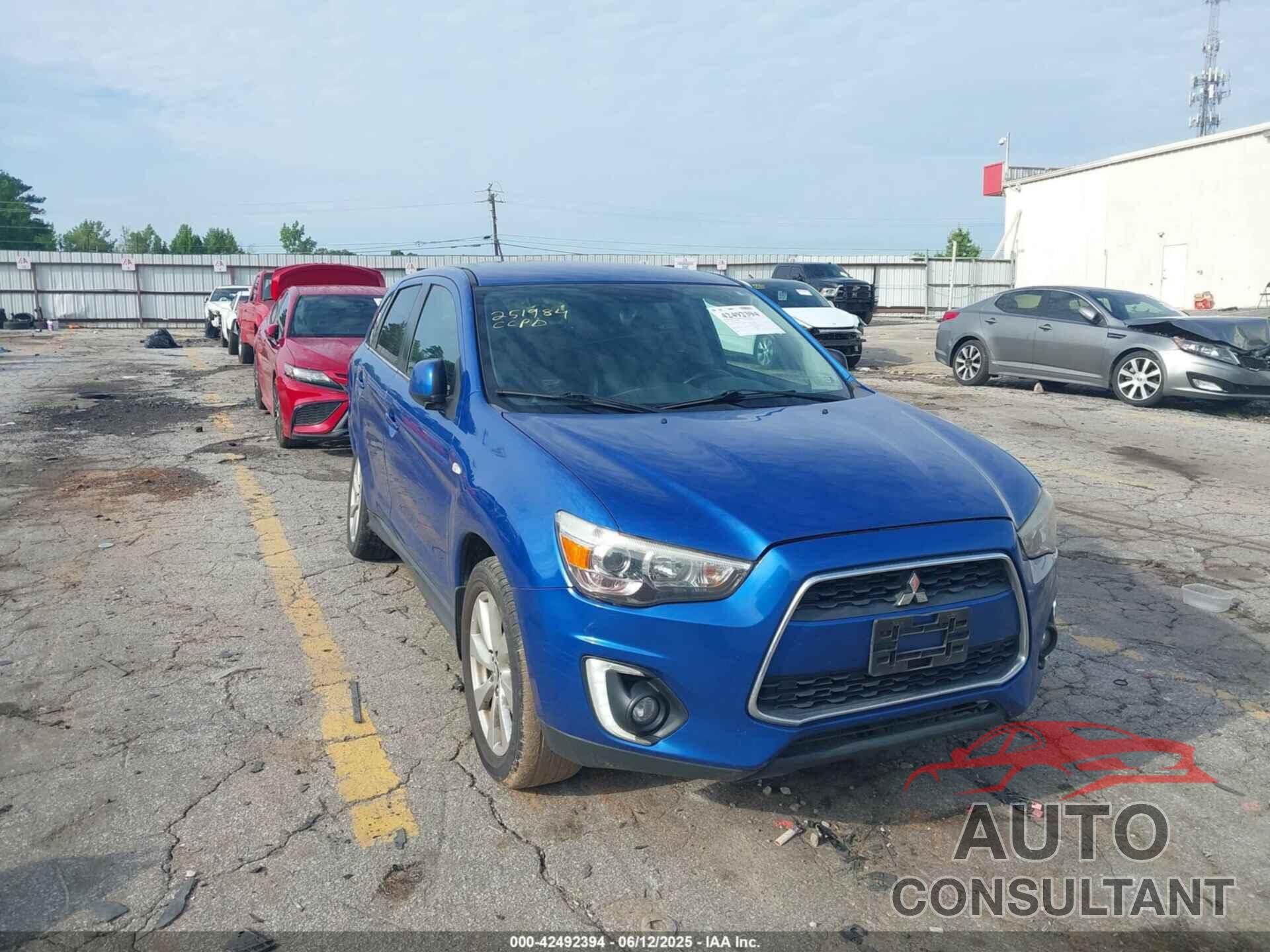 MITSUBISHI OUTLANDER SPORT 2015 - 4A4AR4AU7FE015408