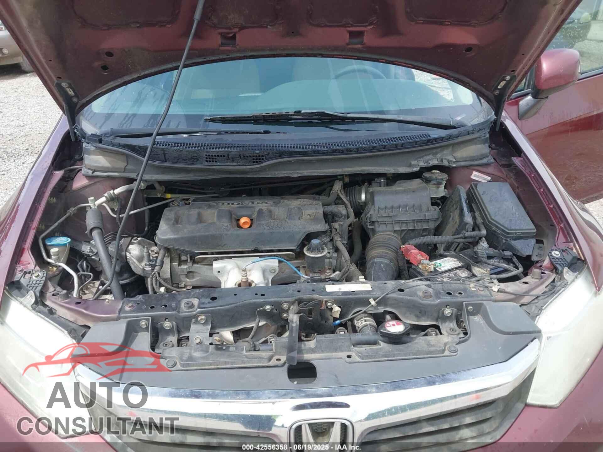HONDA CIVIC SDN 2012 - 19XFB2F52CE057928