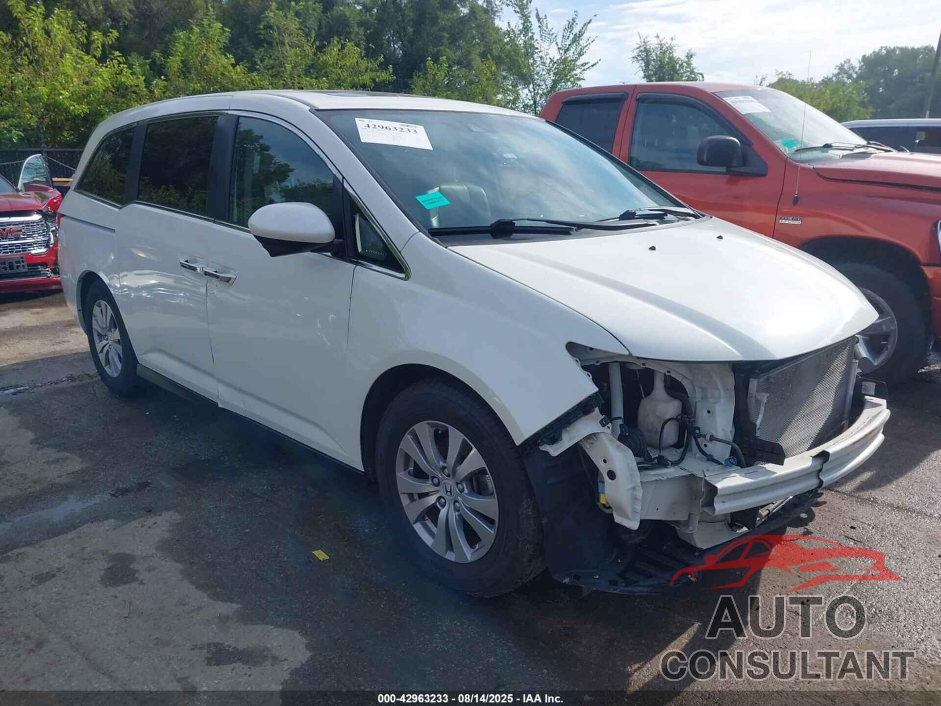 HONDA ODYSSEY 2016 - 5FNRL5H67GB113301