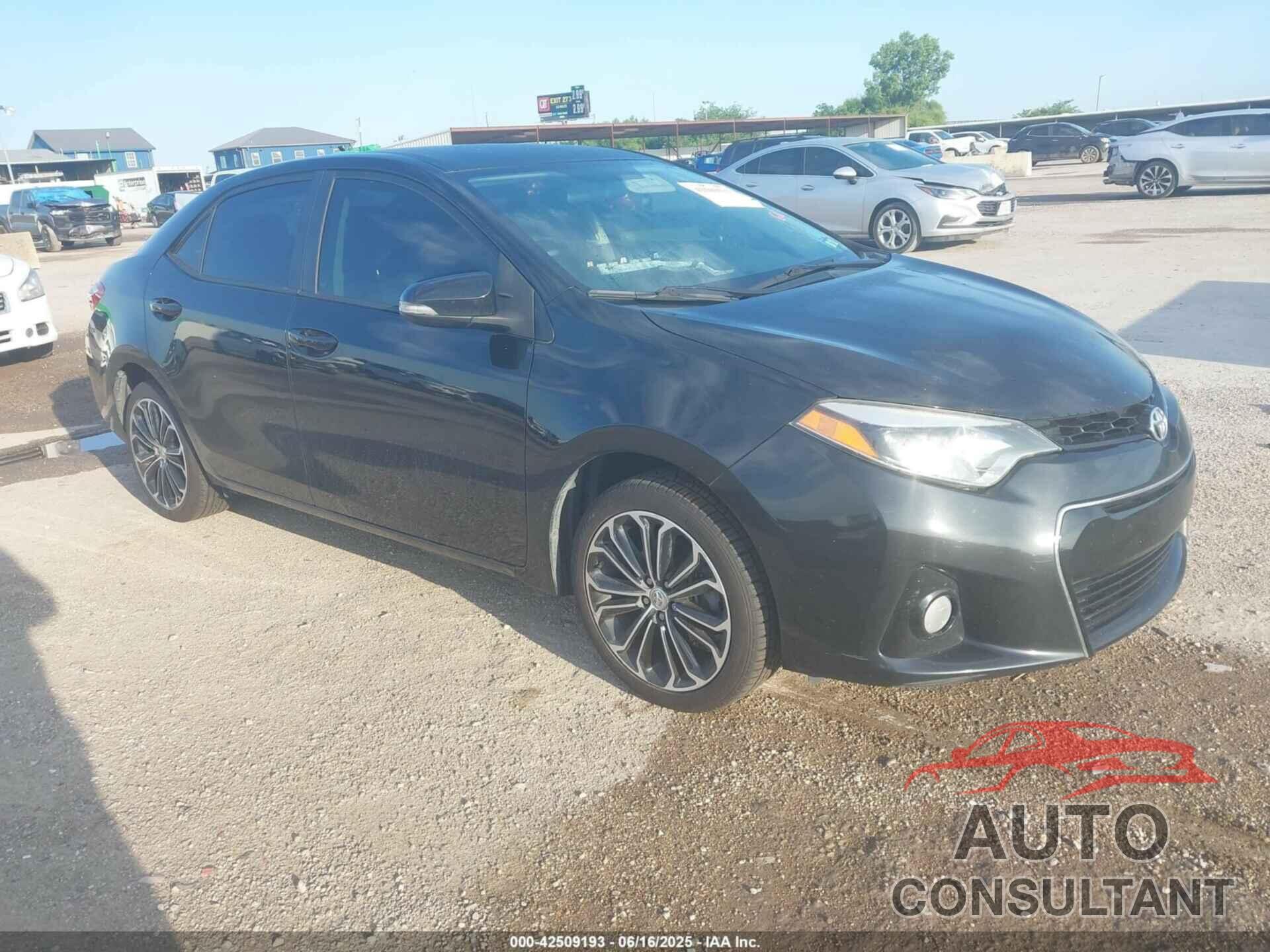 TOYOTA COROLLA 2014 - 5YFBURHE3EP133334