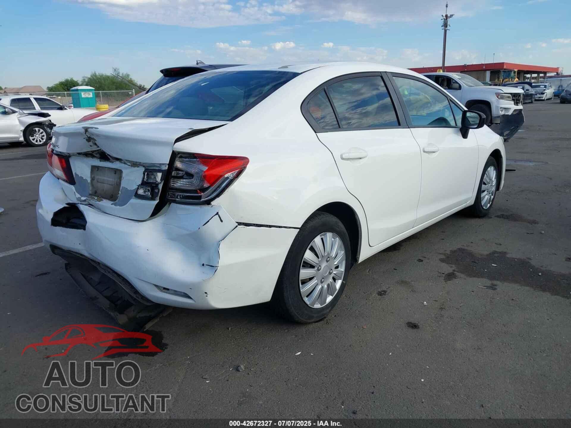 HONDA CIVIC 2015 - 2HGFB2F51FH551885