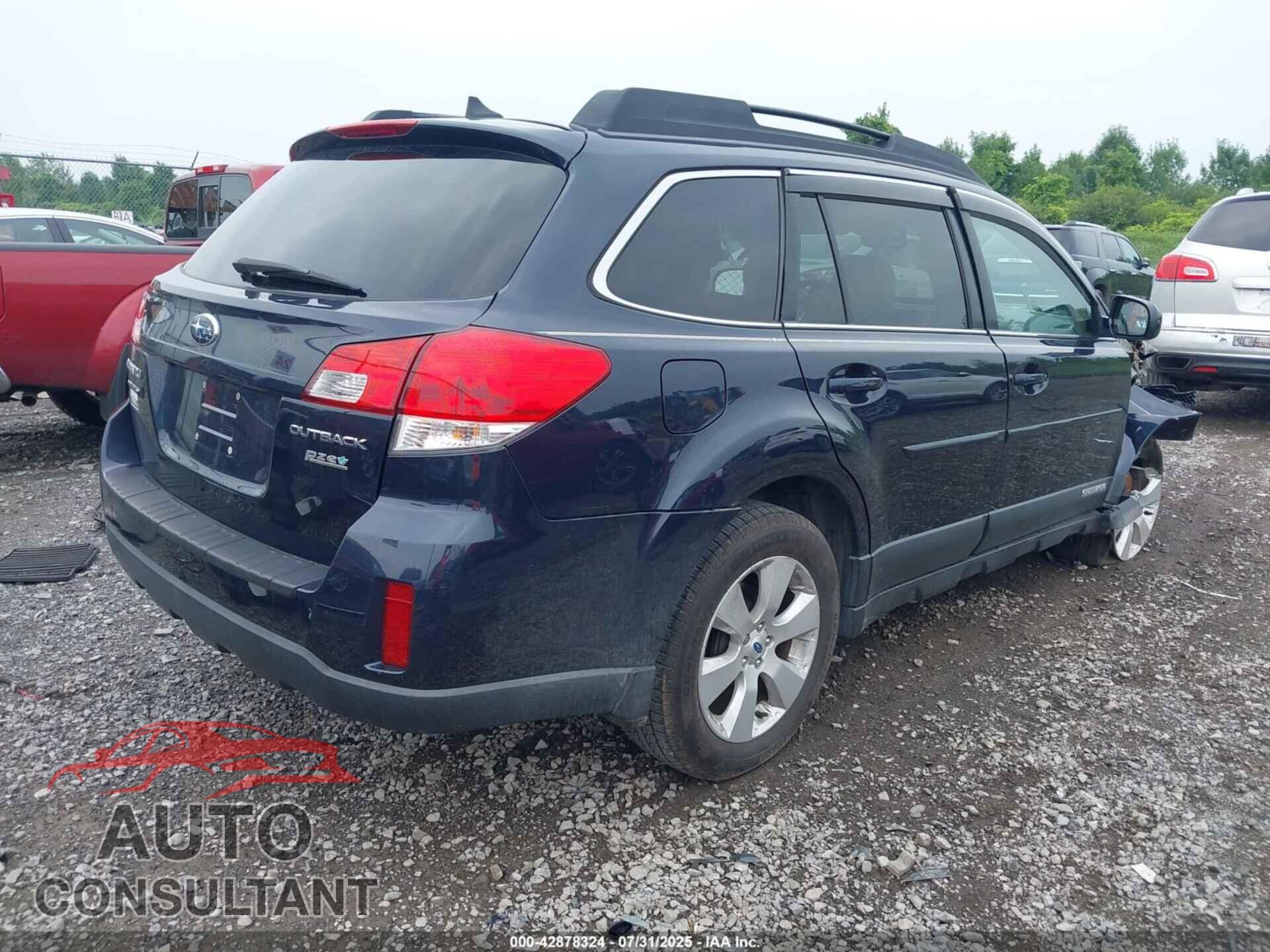 SUBARU OUTBACK 2012 - 4S4BRBLC0C3237313