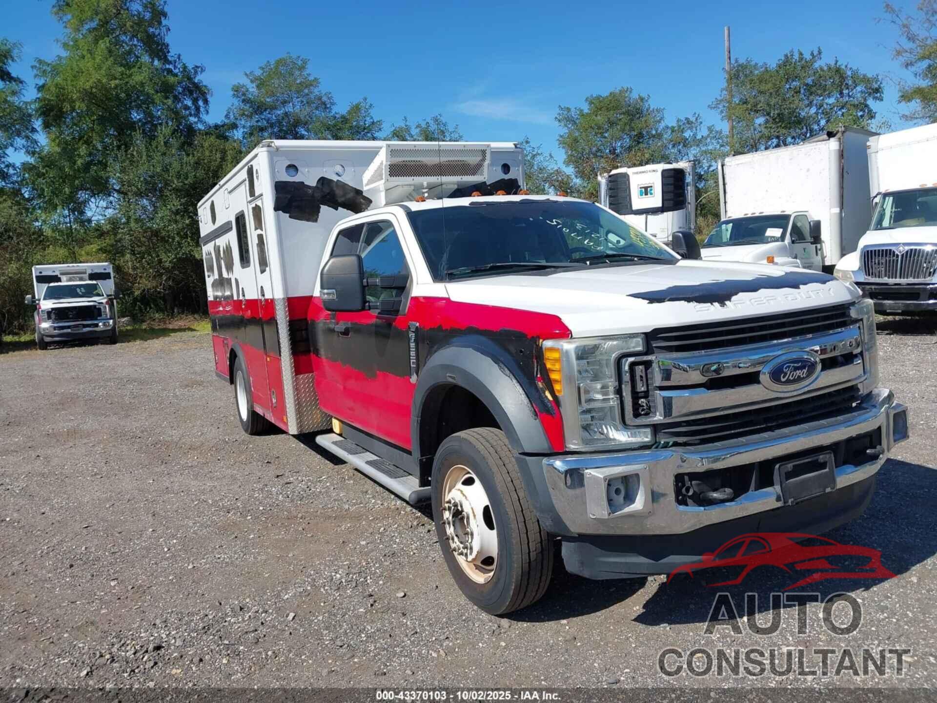 FORD F-550 CHASSIS 2017 - 1FD0X5HT0HEB62311