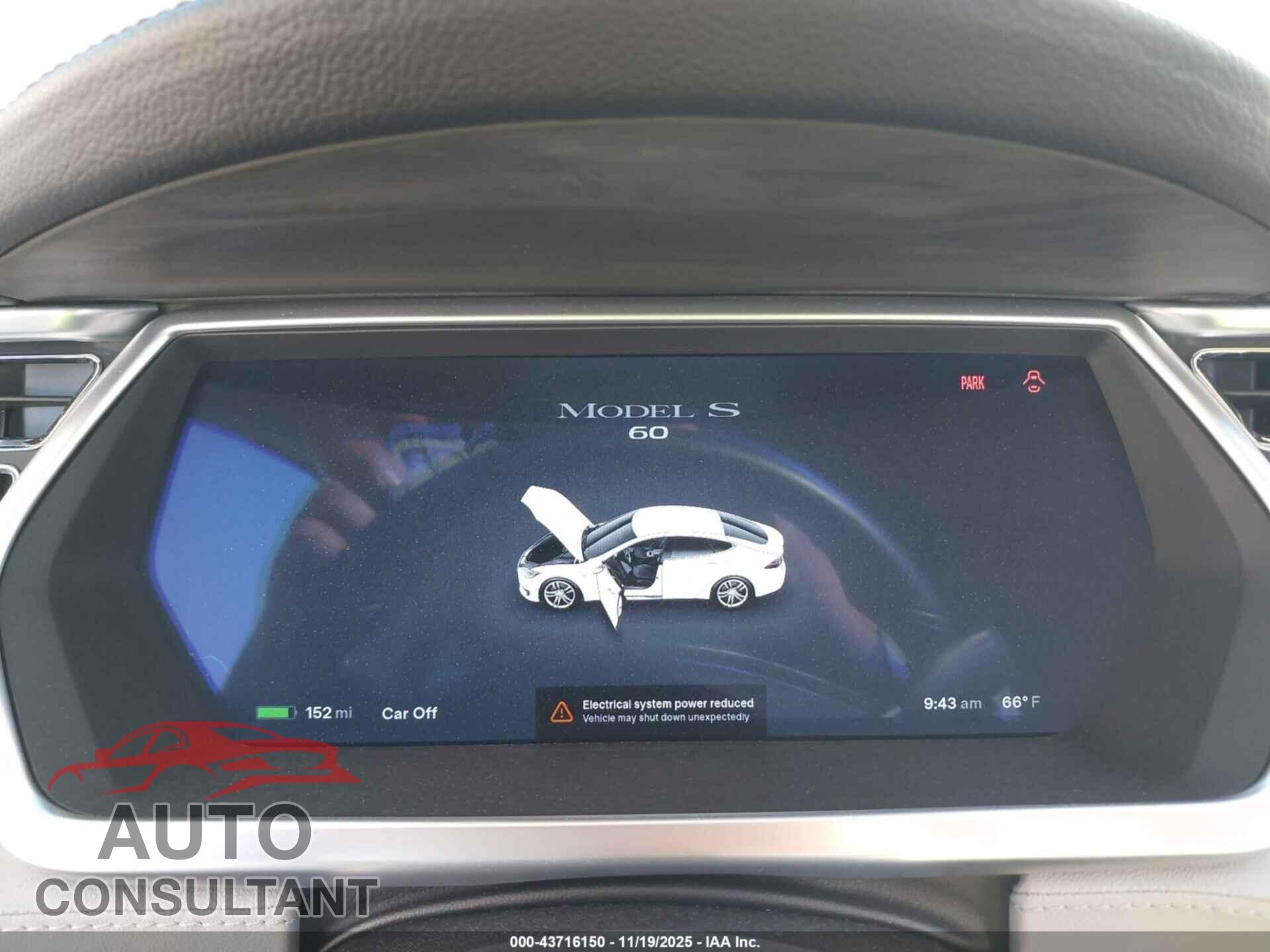 TESLA MODEL S 2013 - 5YJSA1AG6DFP08736