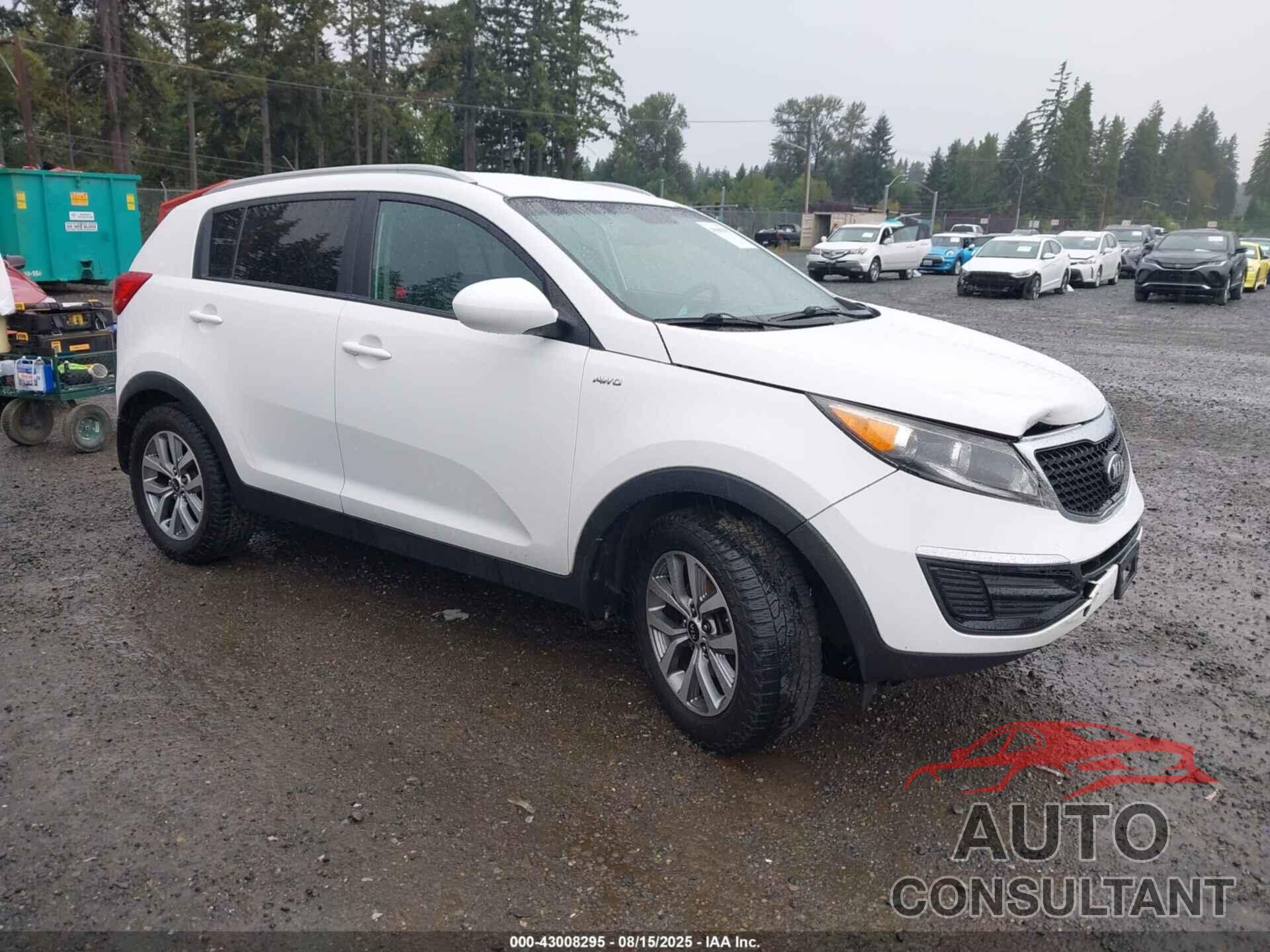 KIA SPORTAGE 2016 - KNDPBCAC6G7812357