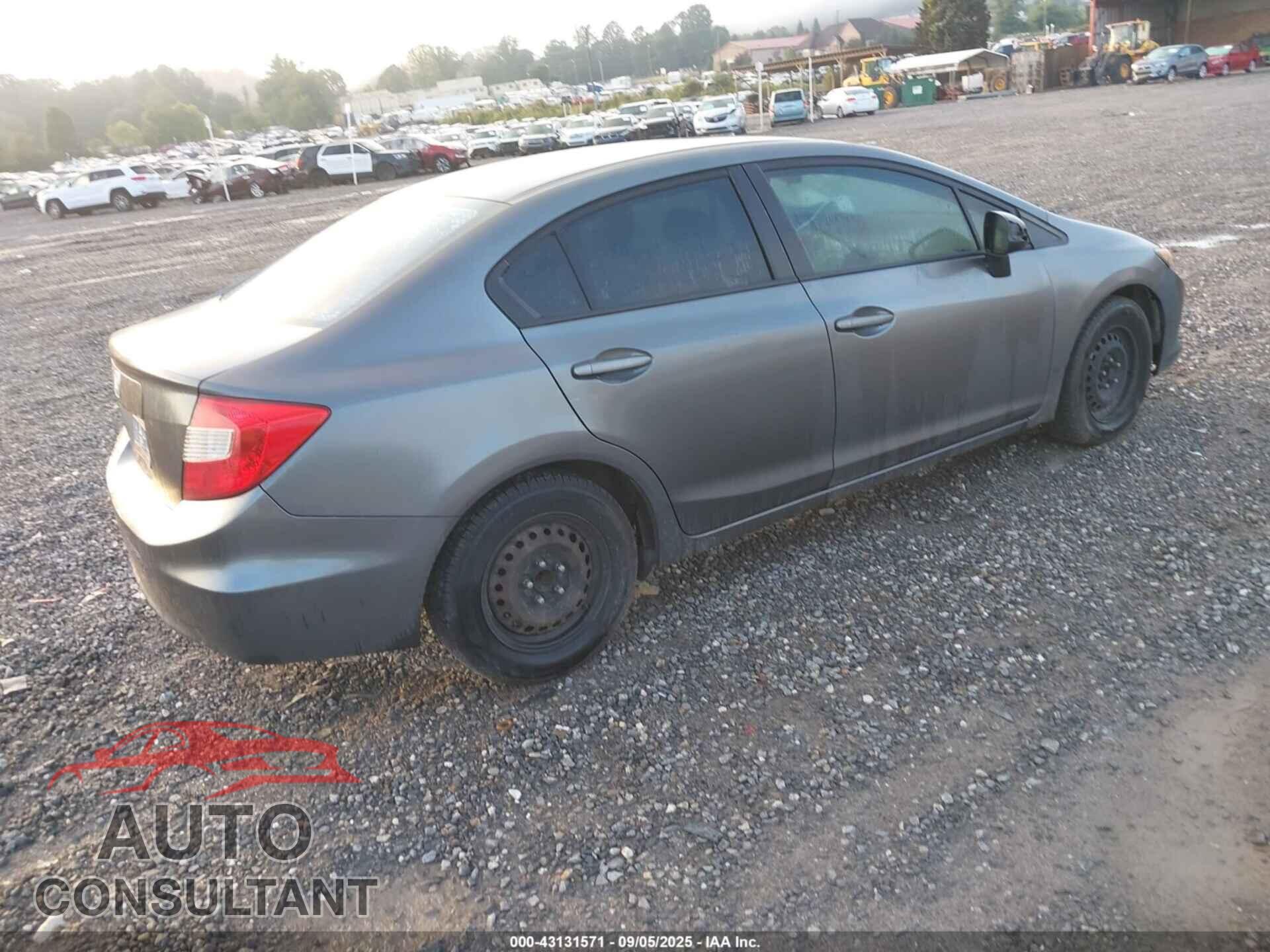 HONDA CIVIC 2012 - 19XFB2F54CE032173