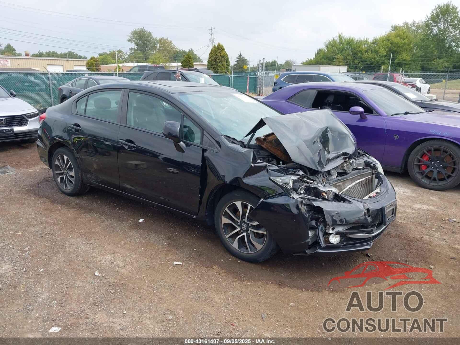 HONDA CIVIC 2013 - 19XFB2F98DE005692