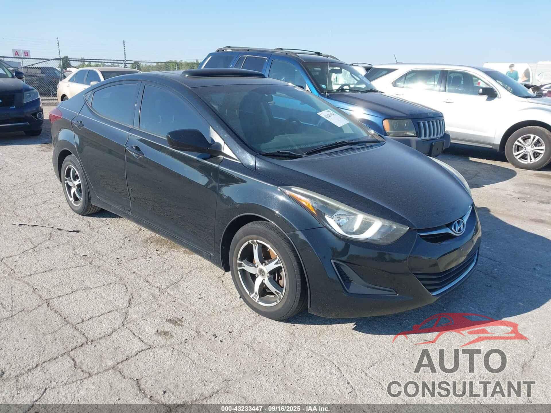HYUNDAI ELANTRA 2015 - 5NPDH4AE6FH652144
