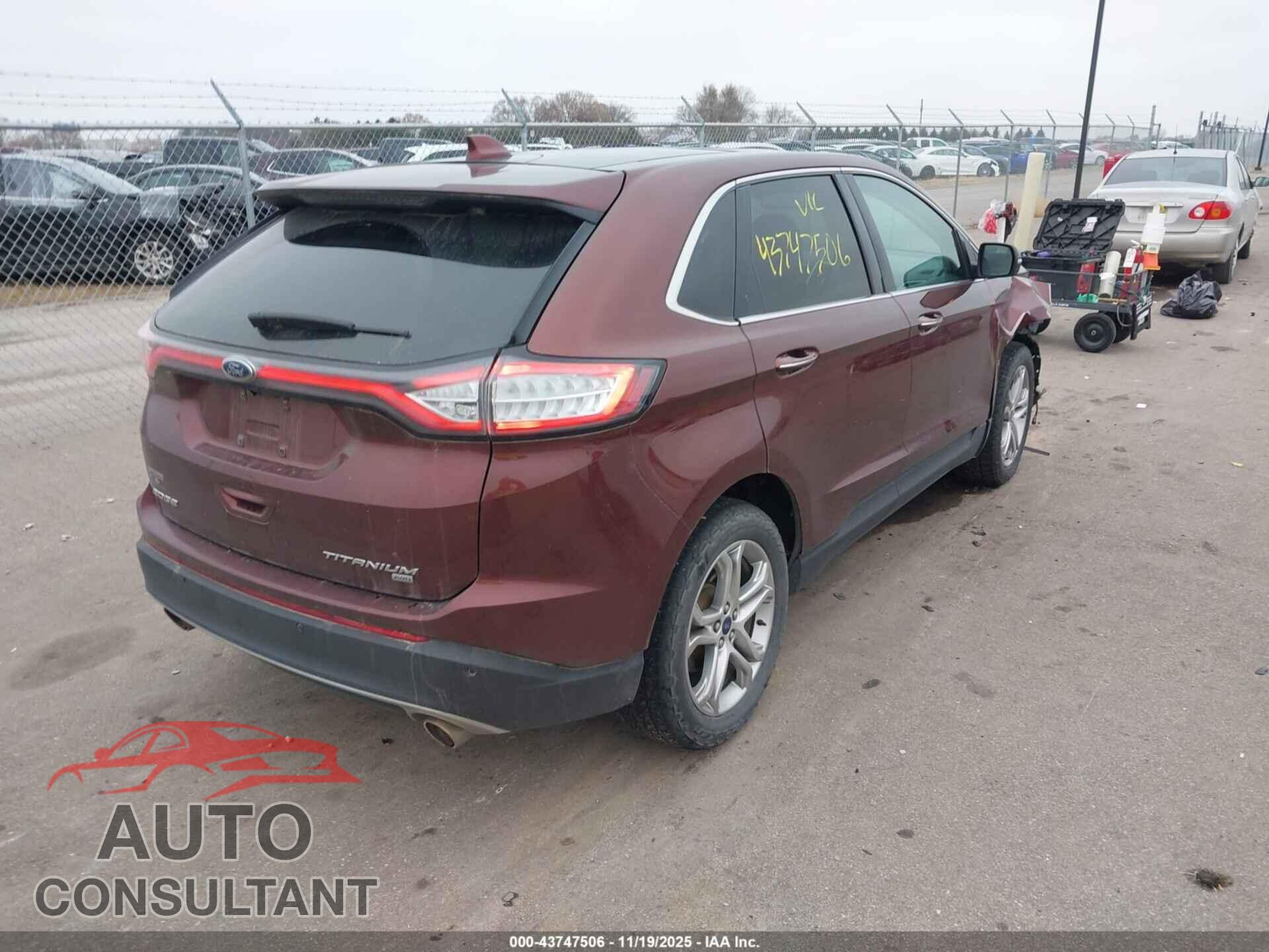 FORD EDGE 2015 - 2FMTK4K87FBB47632