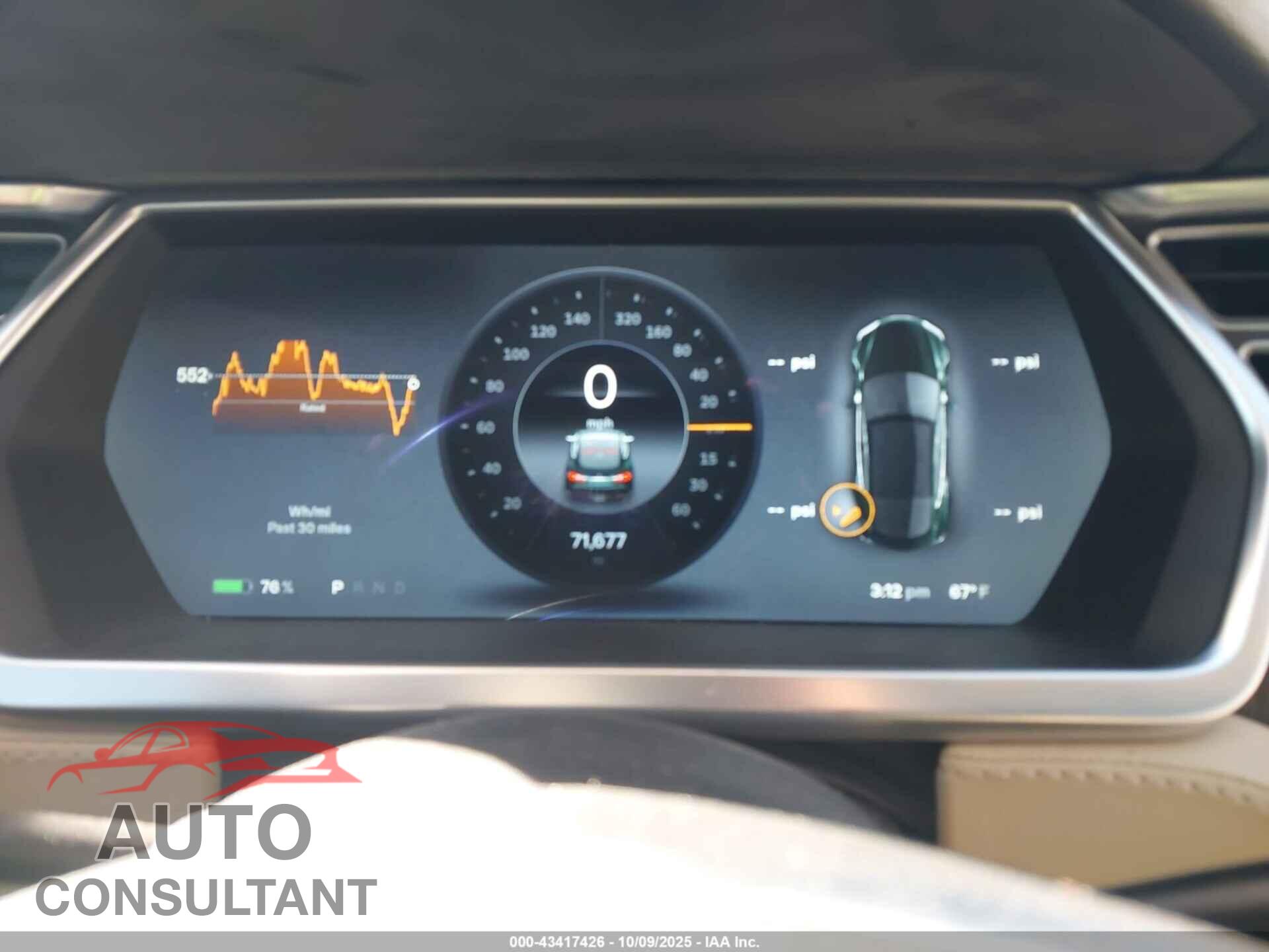 TESLA MODEL S 2013 - 5YJSA1DN1DFP27821