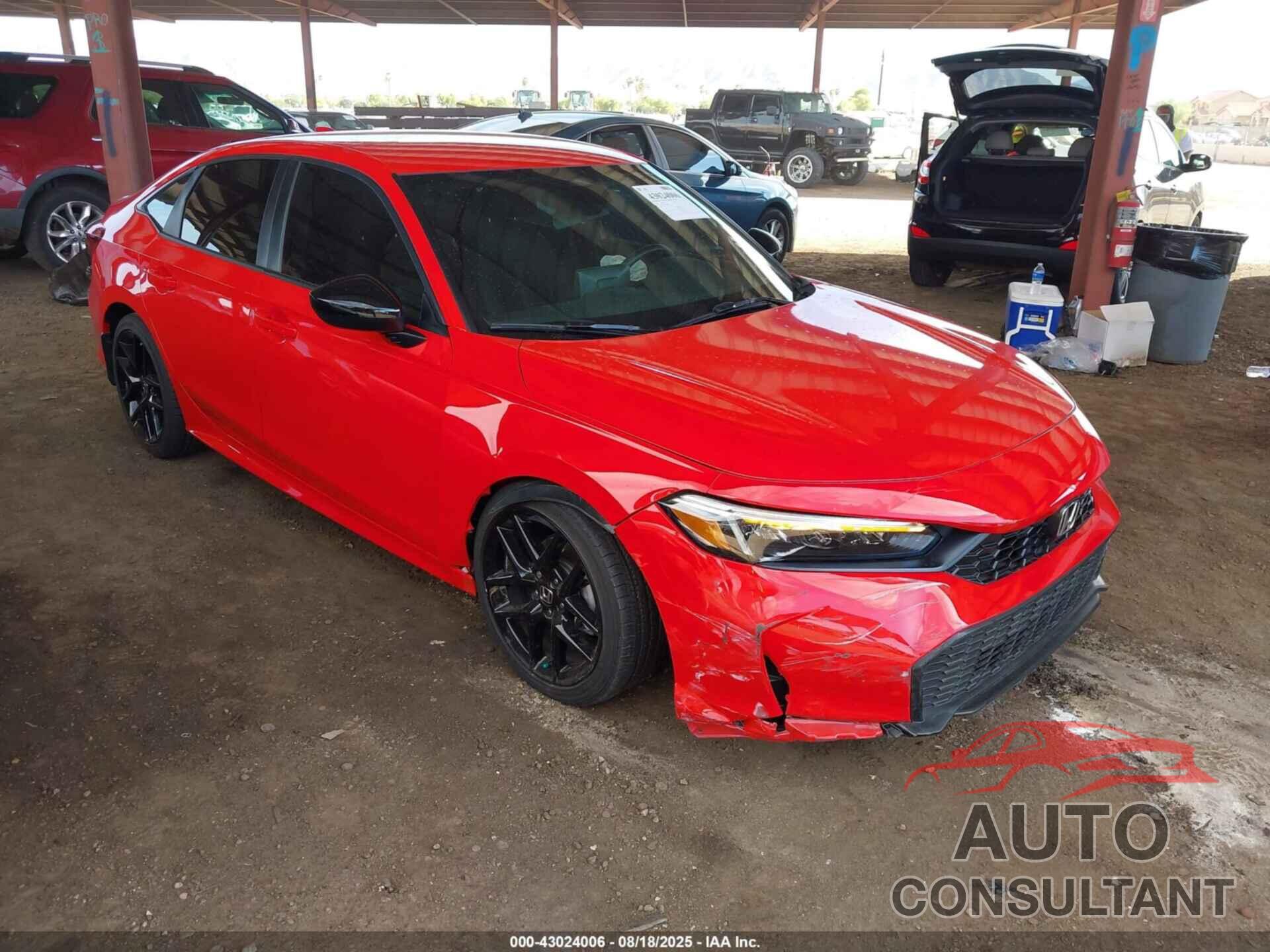 HONDA CIVIC 2025 - 2HGFE2F52SH575498