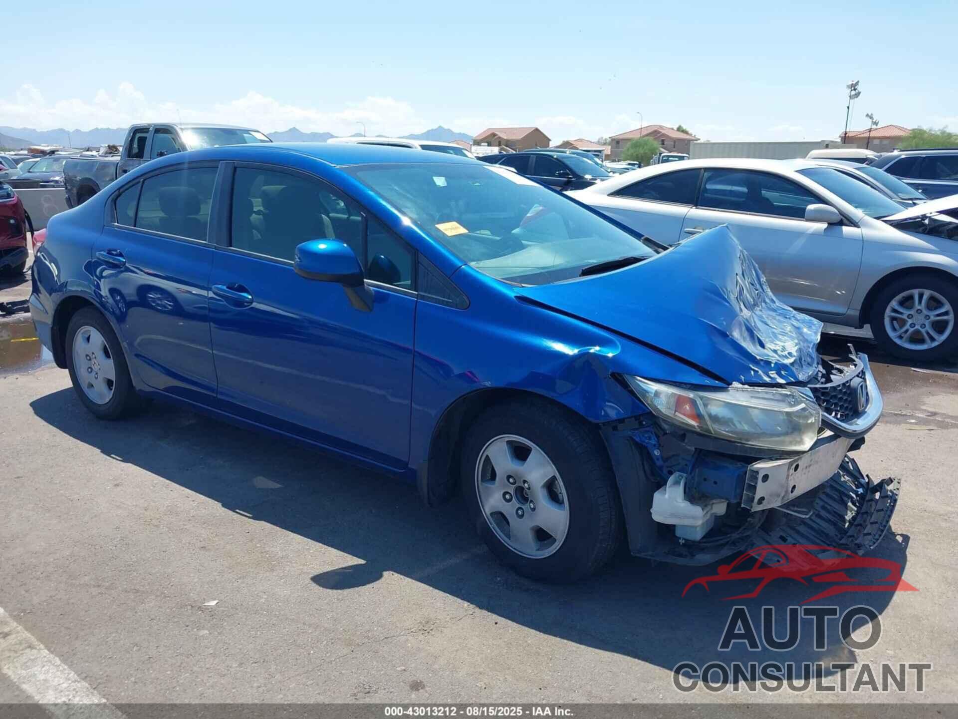 HONDA CIVIC 2013 - 19XFB2F59DE232063