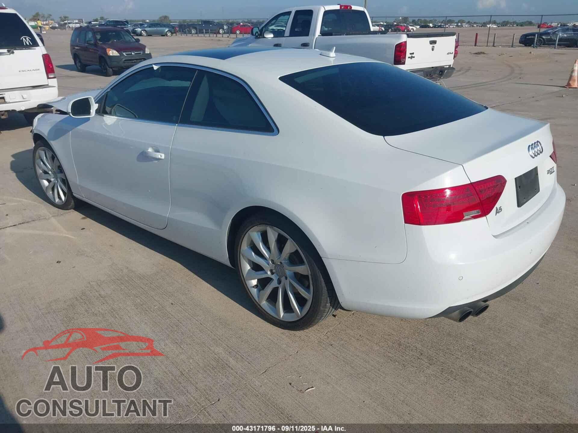 AUDI A5 2013 - WAULFAFR3DA039931