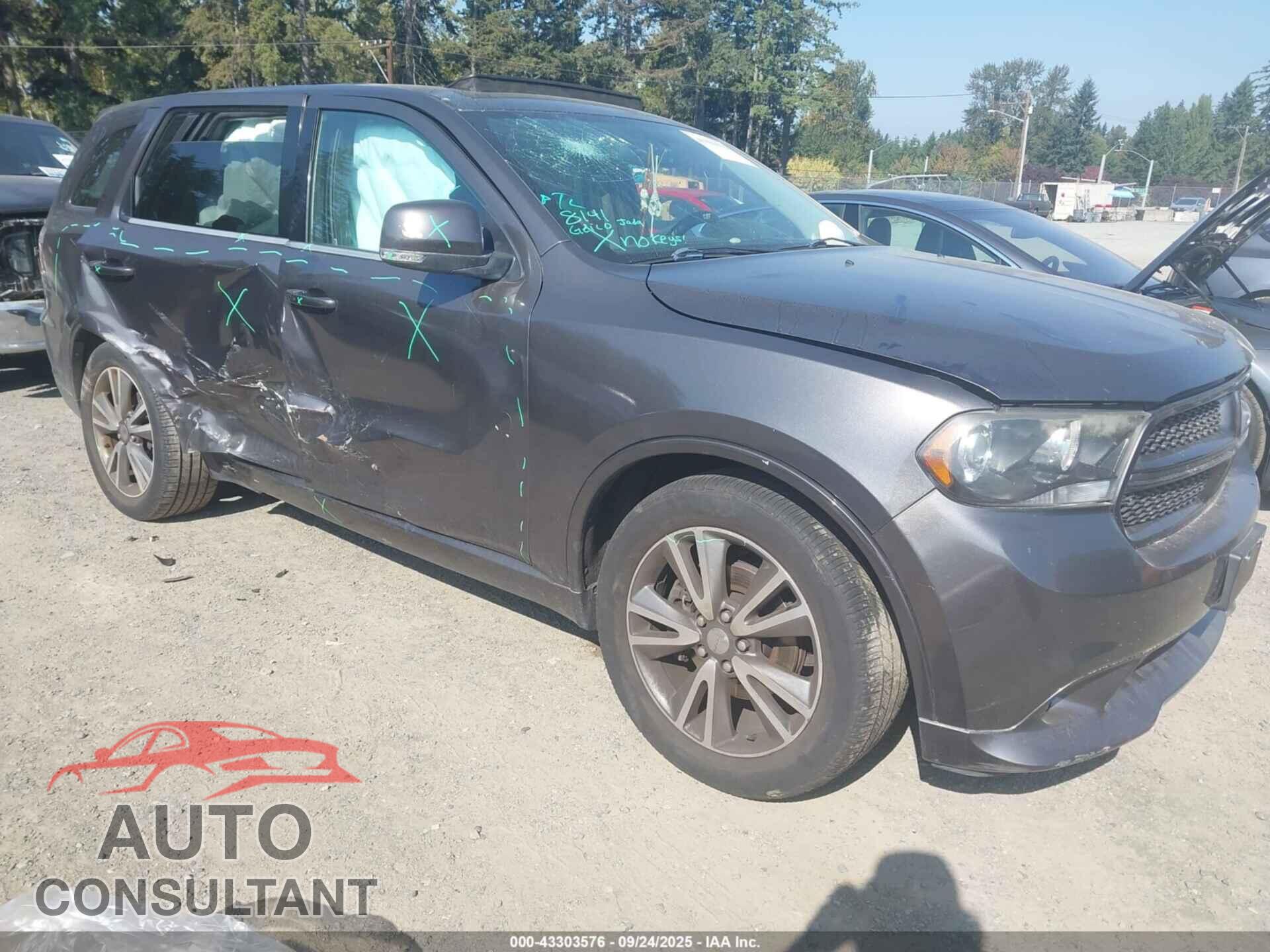 DODGE DURANGO 2013 - 1C4SDHCT3DC687528