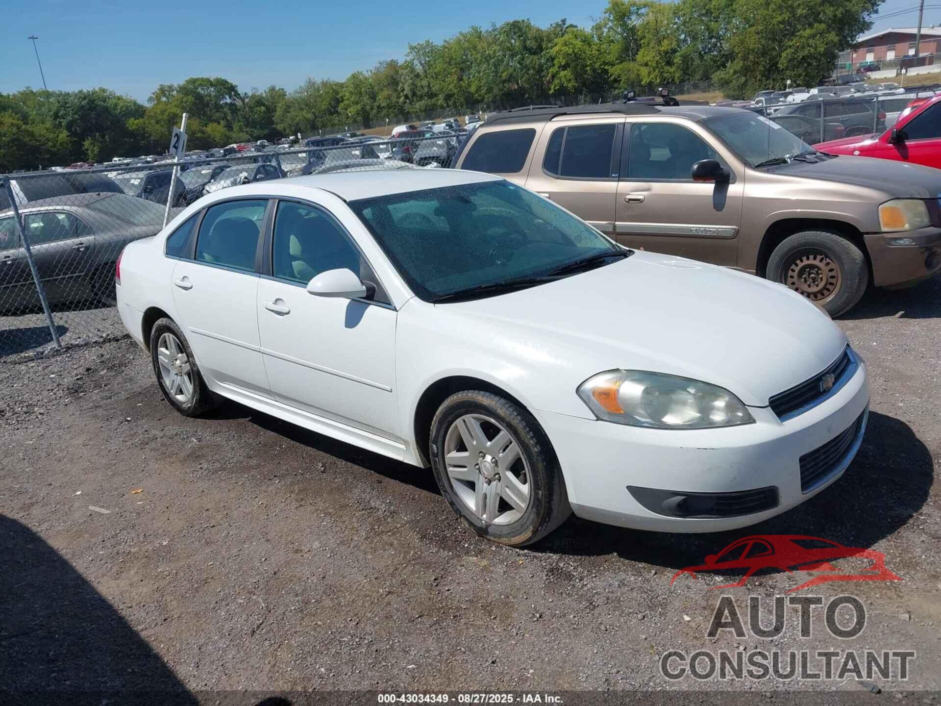 CHEVROLET IMPALA 2011 - 2G1WG5EK5B1268409