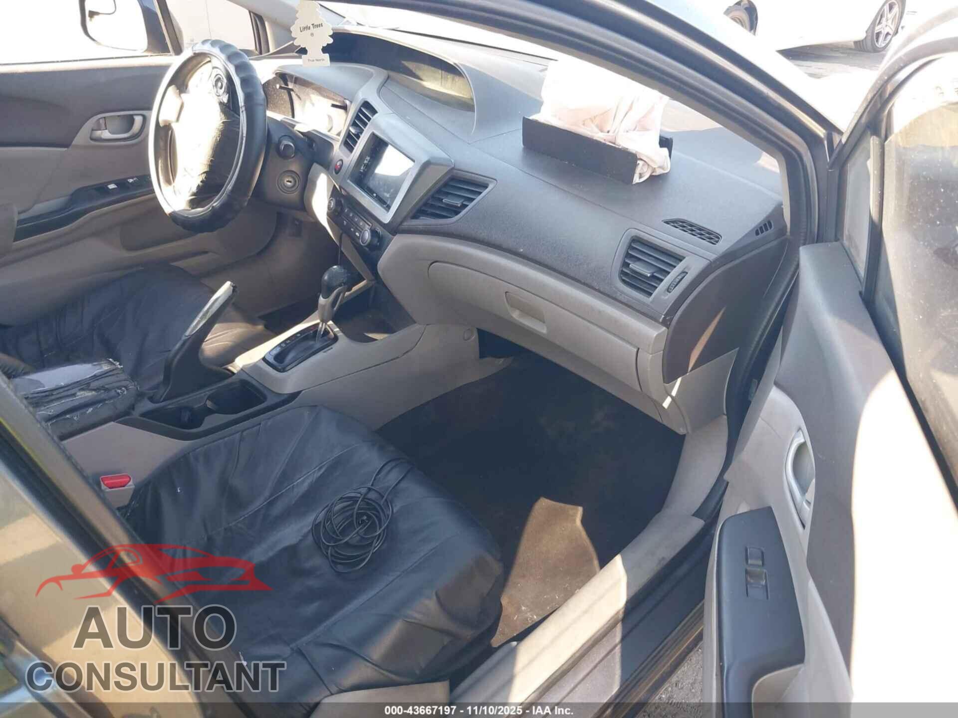 HONDA CIVIC 2012 - 19XFB2F50CE387227