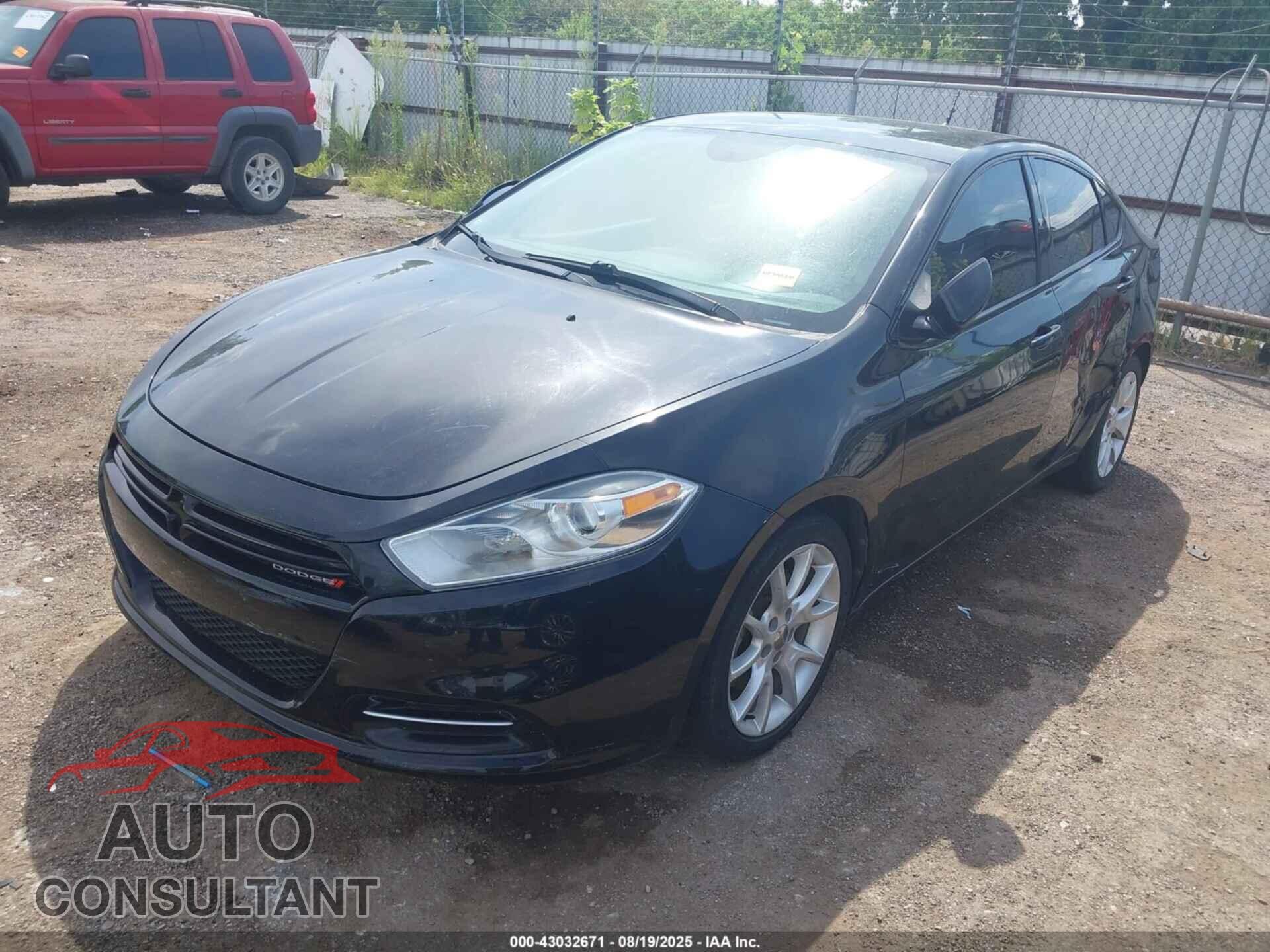 DODGE DART 2013 - 1C3CDFBA9DD242041