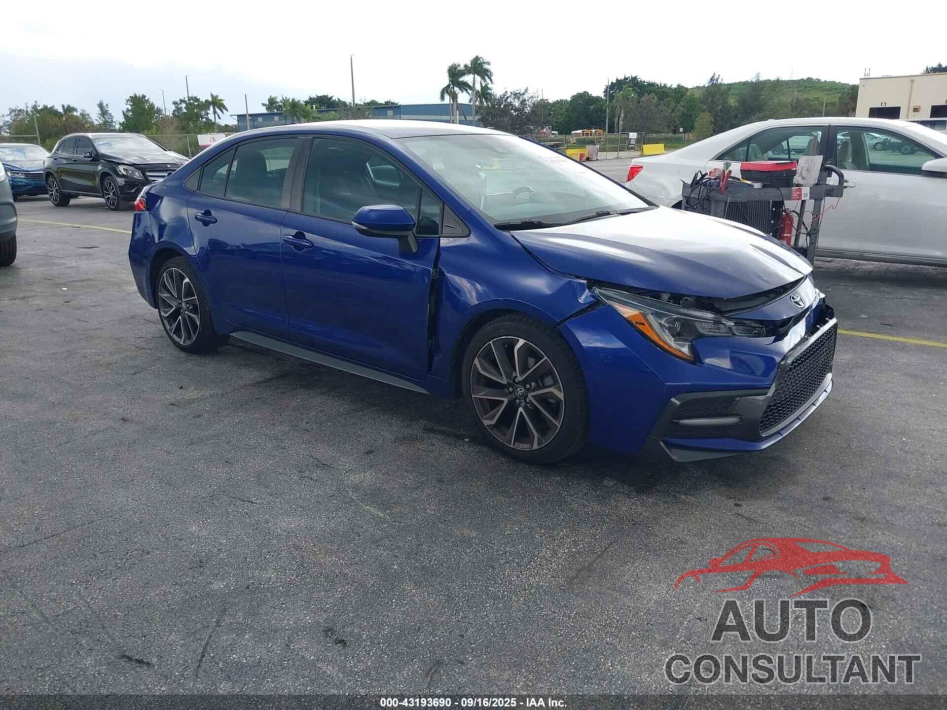 TOYOTA COROLLA 2020 - 5YFS4RCE8LP042998