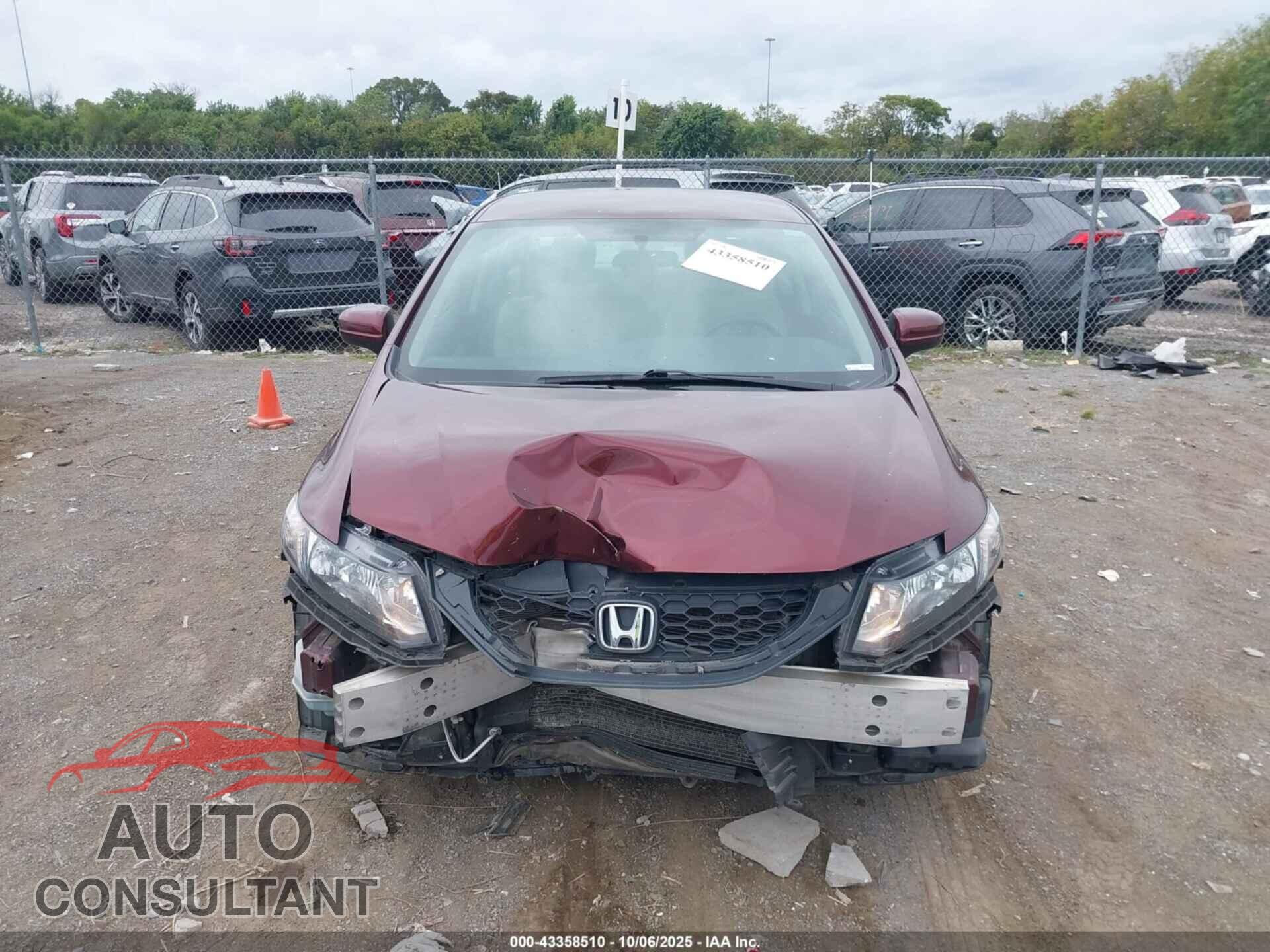 HONDA CIVIC 2014 - 19XFB2F5XEE061308