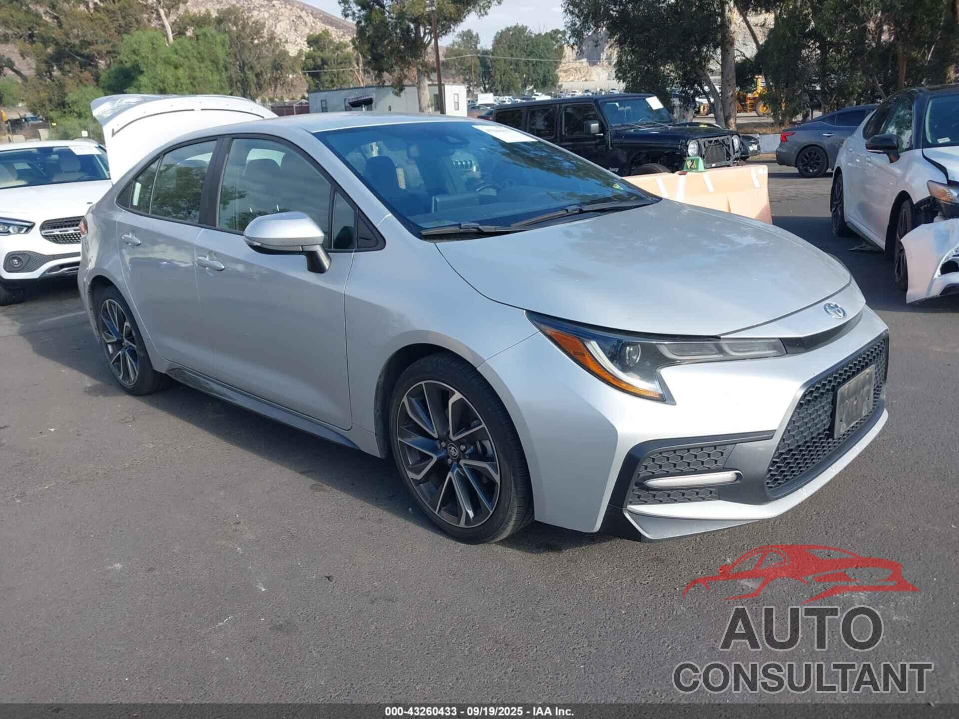TOYOTA COROLLA 2020 - 5YFS4RCE3LP031584