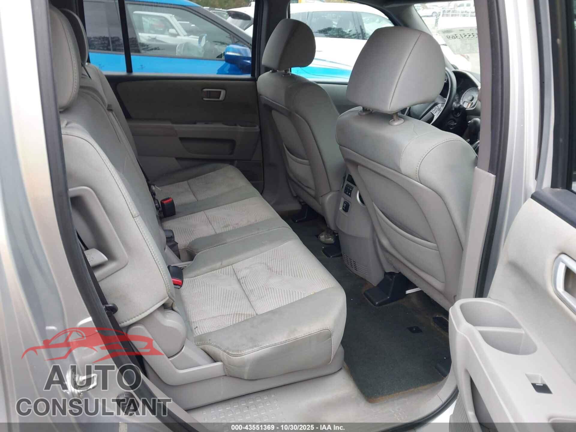HONDA PILOT 2013 - 5FNYF3H29DB040755