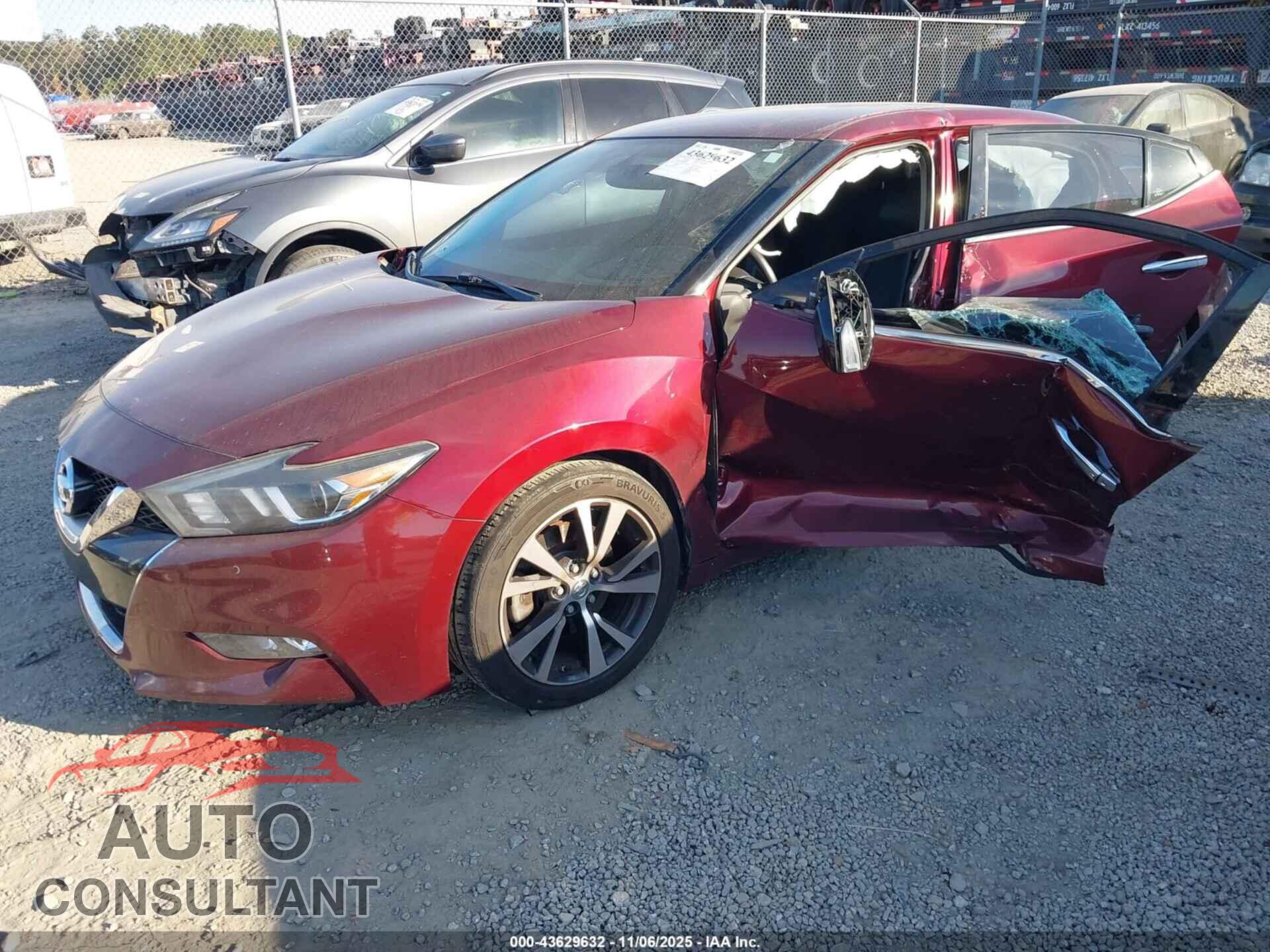 NISSAN MAXIMA 2017 - 1N4AA6AP1HC400357