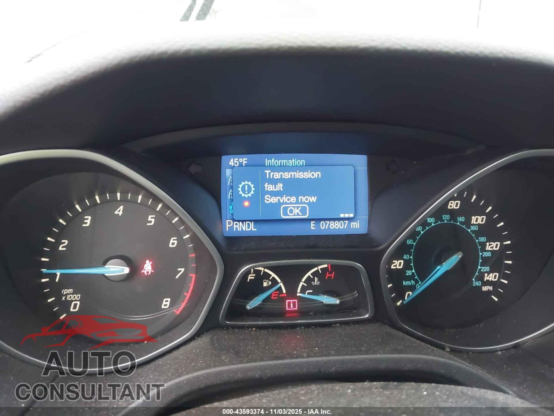 FORD FOCUS 2014 - 1FADP3F2XEL194748