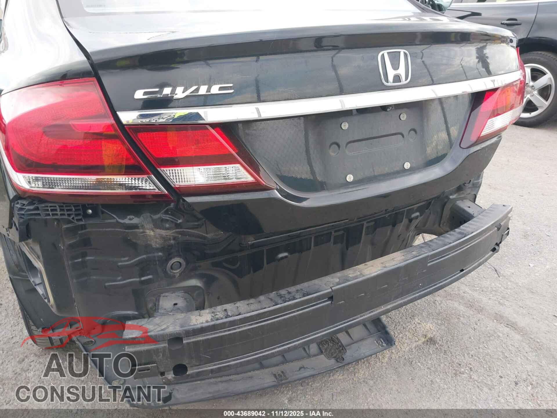HONDA CIVIC 2014 - 19XFB2F55EE219599
