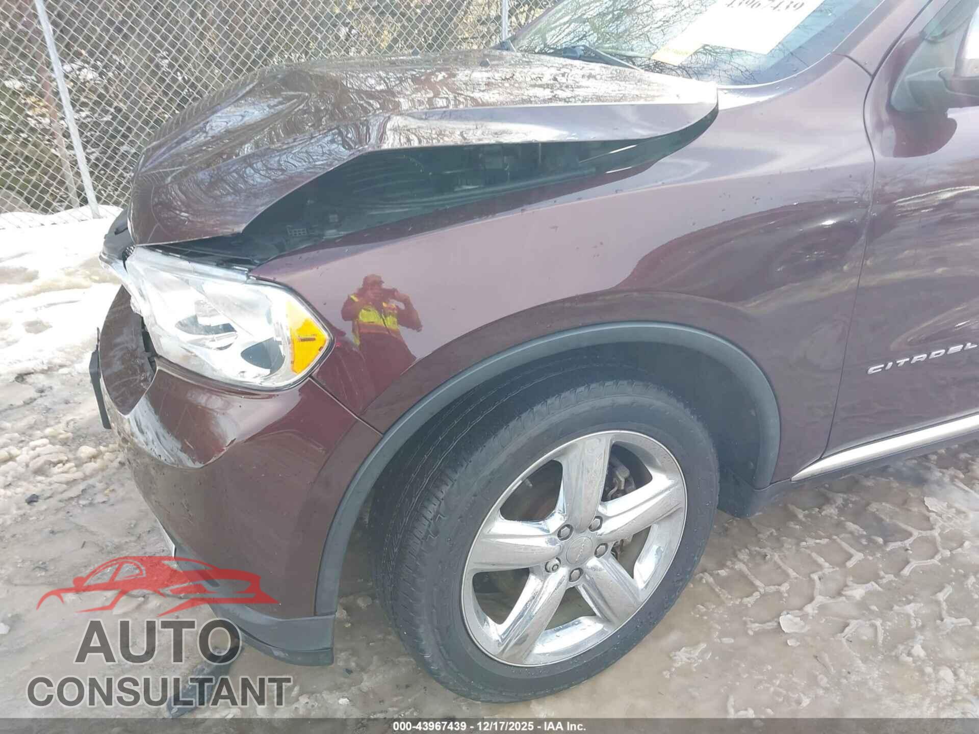 DODGE DURANGO 2012 - 1C4RDJEG5CC336544